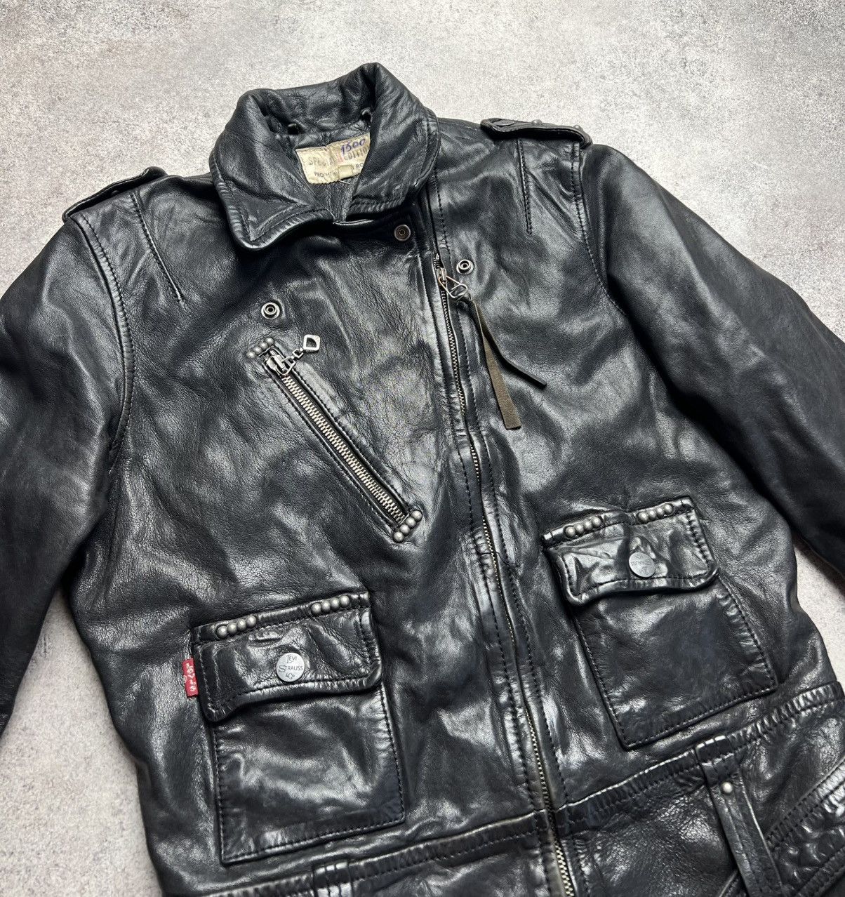 Levi's Levi’s special edition vintage studded biker leather jacket Size S / US 4 / IT 40 - 5 Thumbnail