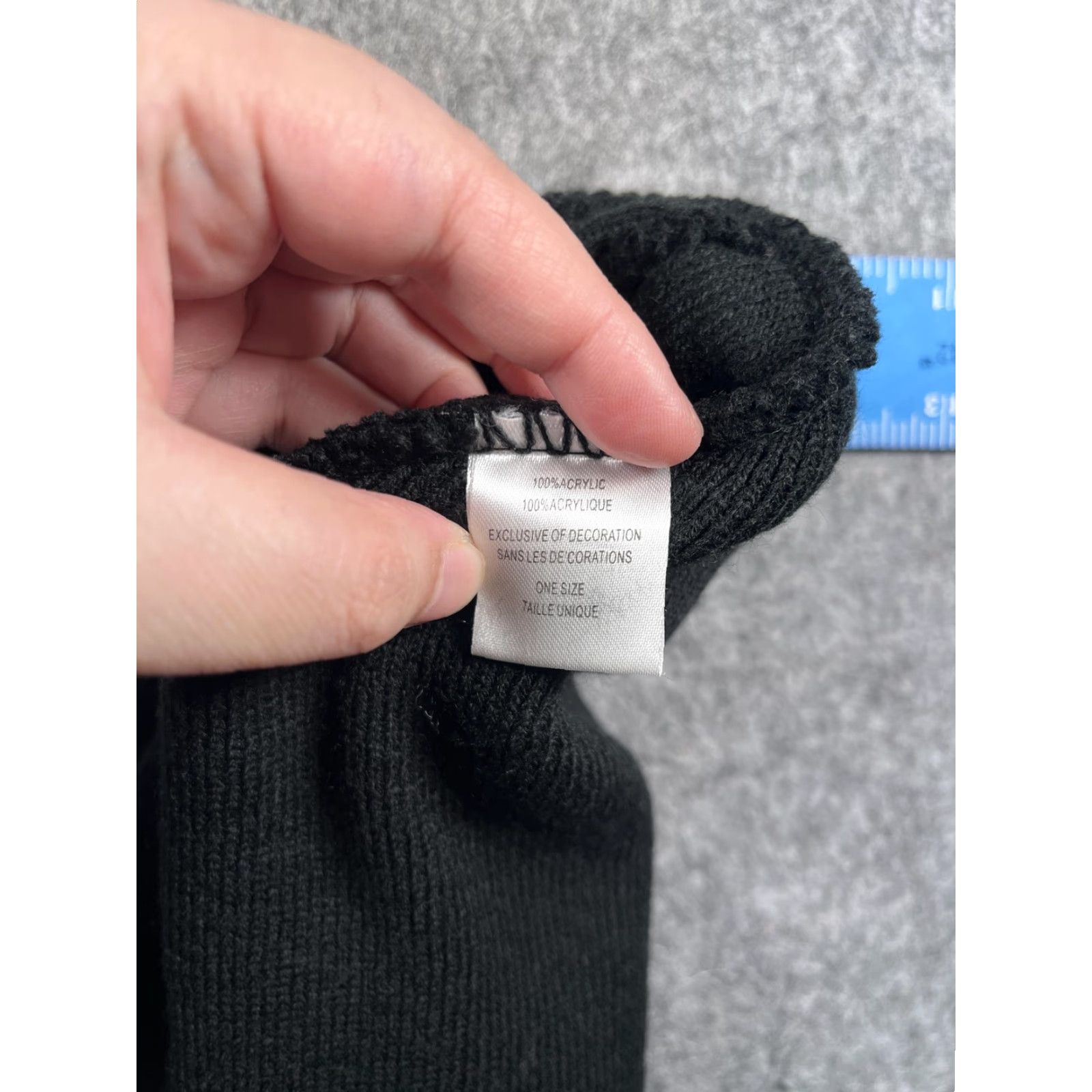 Vintage Target Beanie Hat Womens One Size Black Beaded Knit Casual Fall Winter Size ONE SIZE - 6 Thumbnail