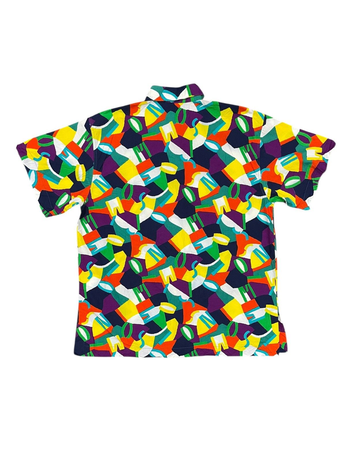Missoni Missoni Mare Vintage 90s Alphabetical Abstract Art Shirts Size US XL / EU 56 / 4 - 6 Thumbnail