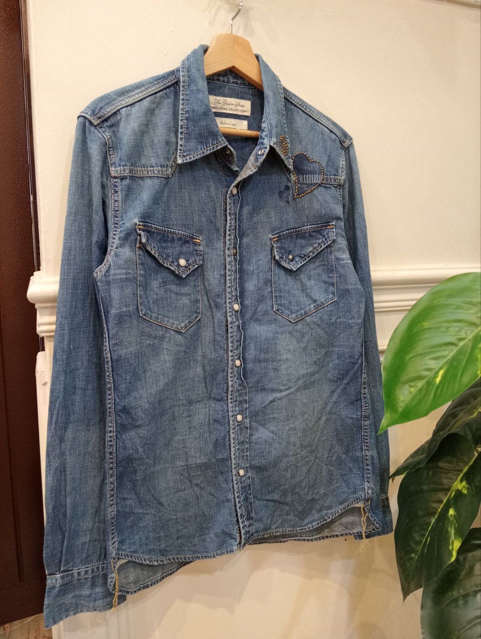 Remi Relief REMI RELIEF BLUE DENIM SHIRT Size US L / EU 52-54 / 3 - 3 Thumbnail