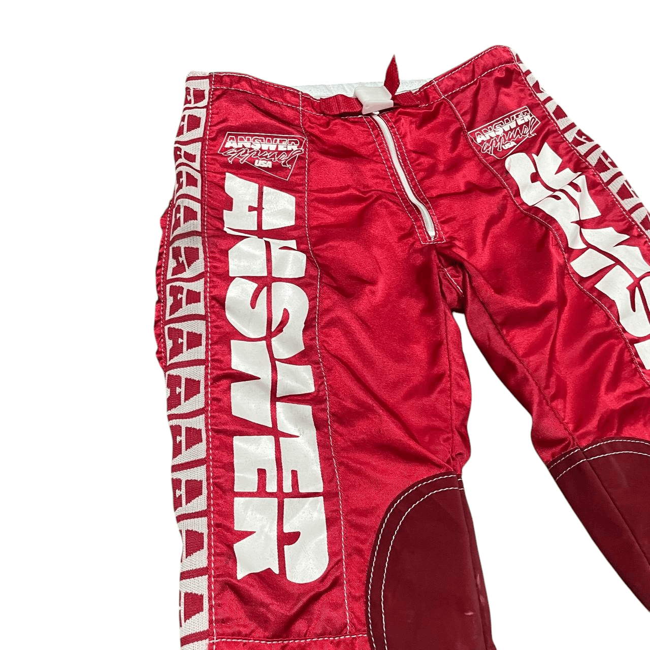 Japanese Brand Vintage Answer Racing Motocross Side Tape Pants Size US 32 / EU 48 - 4 Thumbnail
