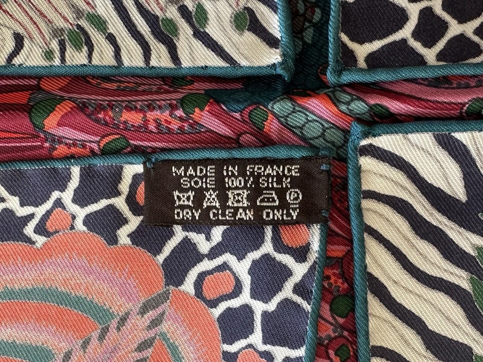 Hermes Hermes 90 Silk Scarf Flowers of South Africa Size ONE SIZE - 3 Thumbnail