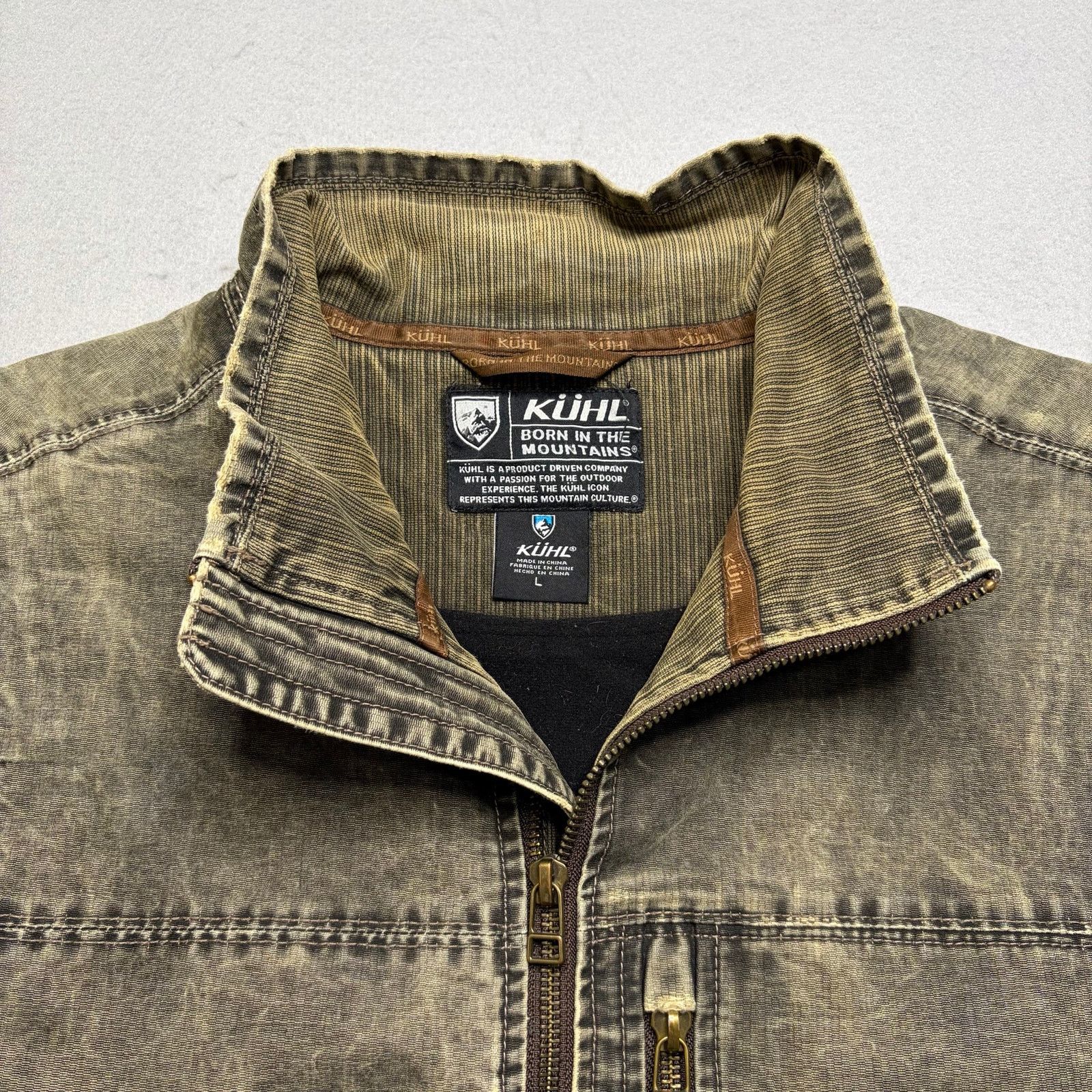 Kuhl Kuhl Distressed Full Zip Utility Vest Mens Large Brown Size US L / EU 52-54 / 3 - 2 Thumbnail