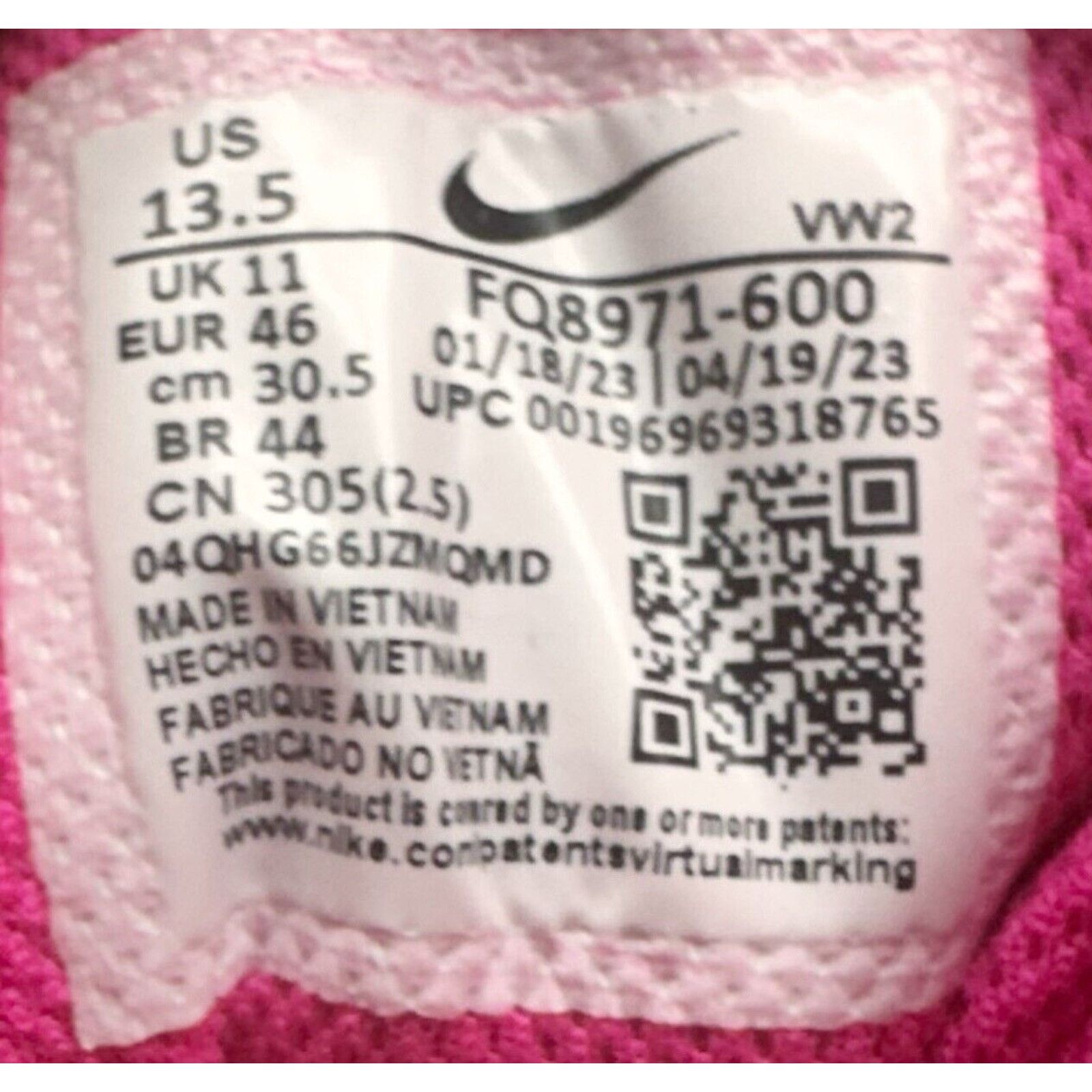 Nike Nike Renew Elevate 3 Fierce Pink FQ8971-600 Shoes Women 13.5 Size US 12 / IT 42 - 11 Thumbnail