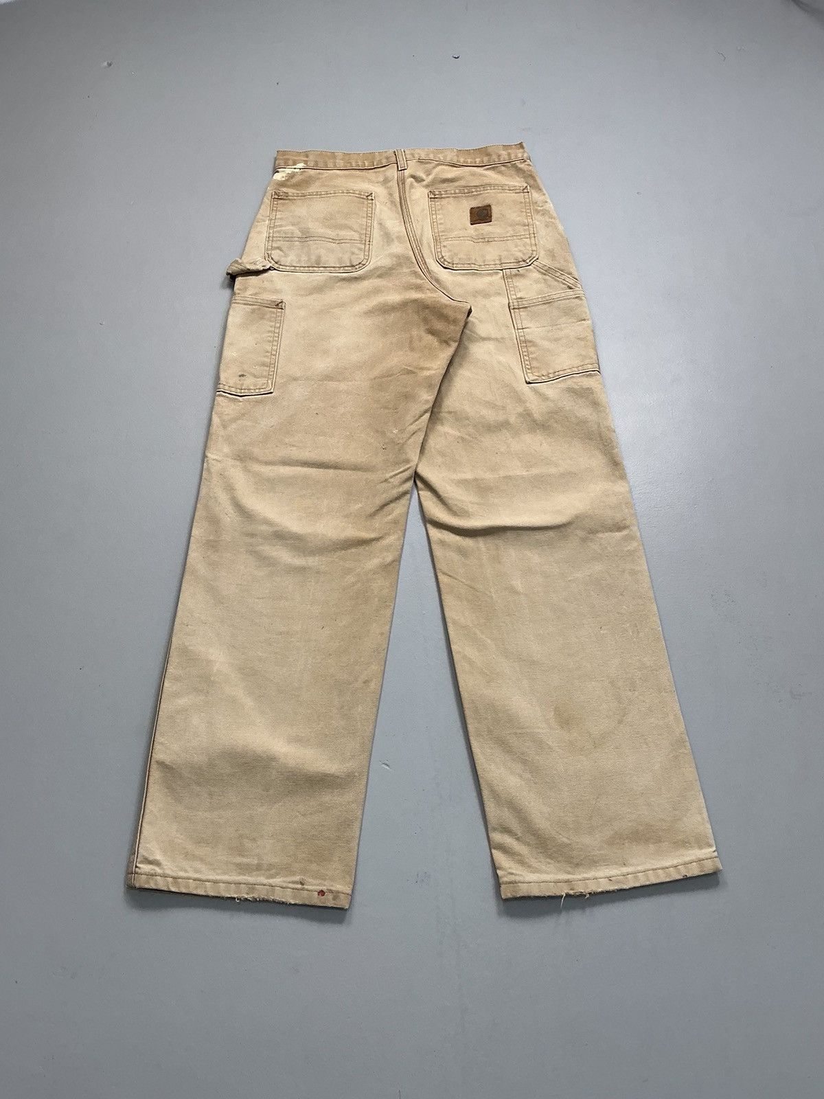 Carhartt Vintage Carhartt B11 BRN carpenter workwear denim Size US 32 / EU 48 - 2 Thumbnail