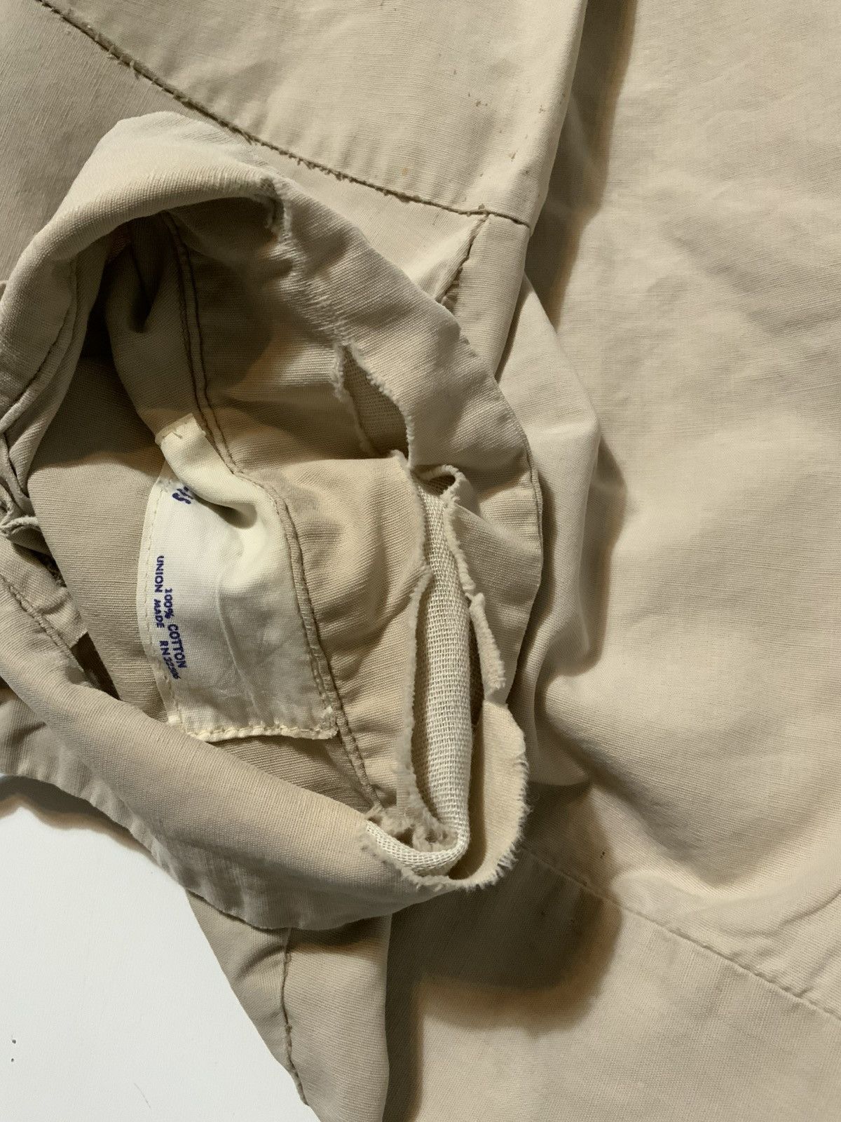 Vintage Vintage 70s 80s M-SS Union Made Khaki Safari Workwear Shirt Size US M / EU 48-50 / 2 - 11 Thumbnail