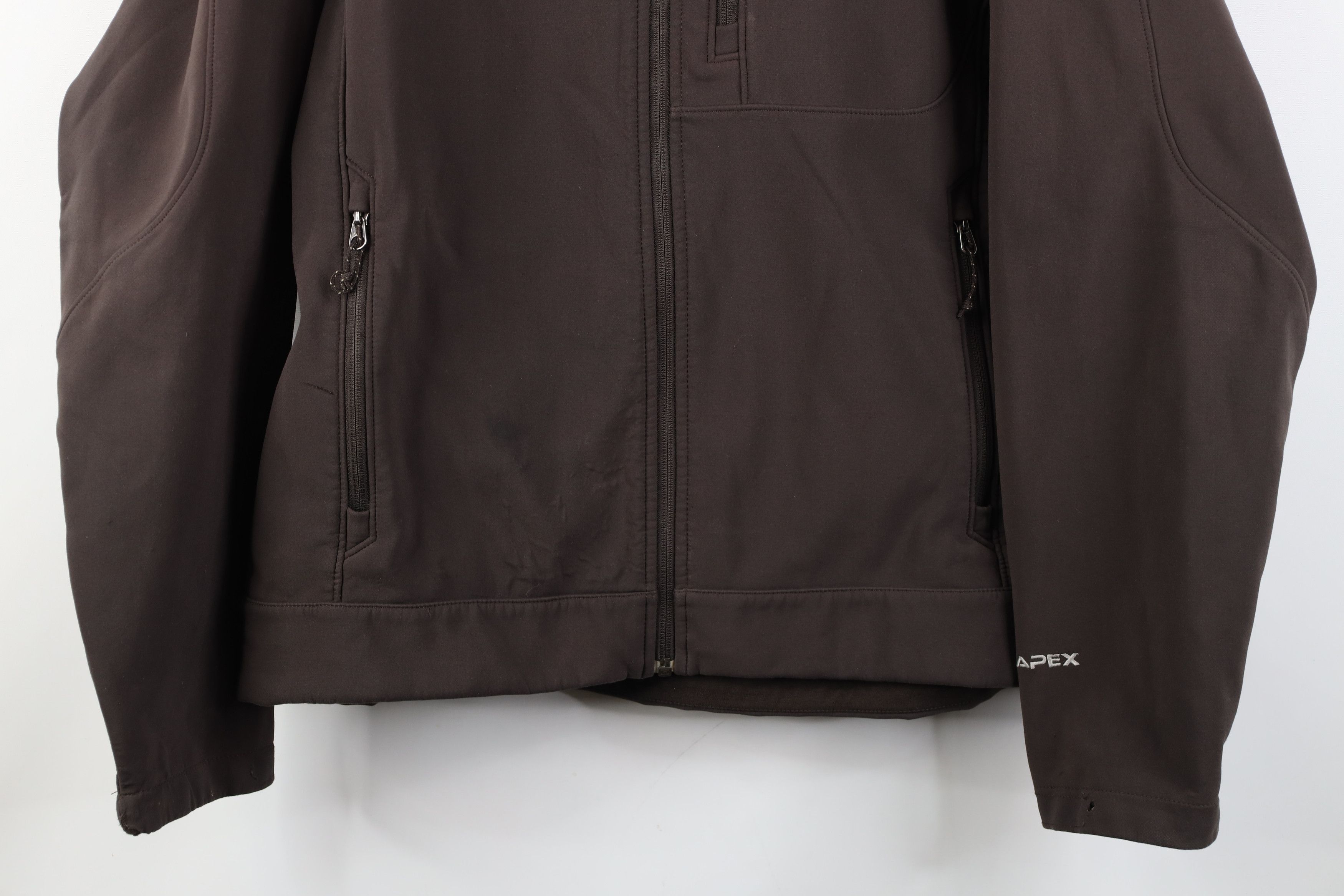 The North Face Vintage The North Face Apex Soft Shell Jacket Brown Size US L / EU 52-54 / 3 - 3 Thumbnail