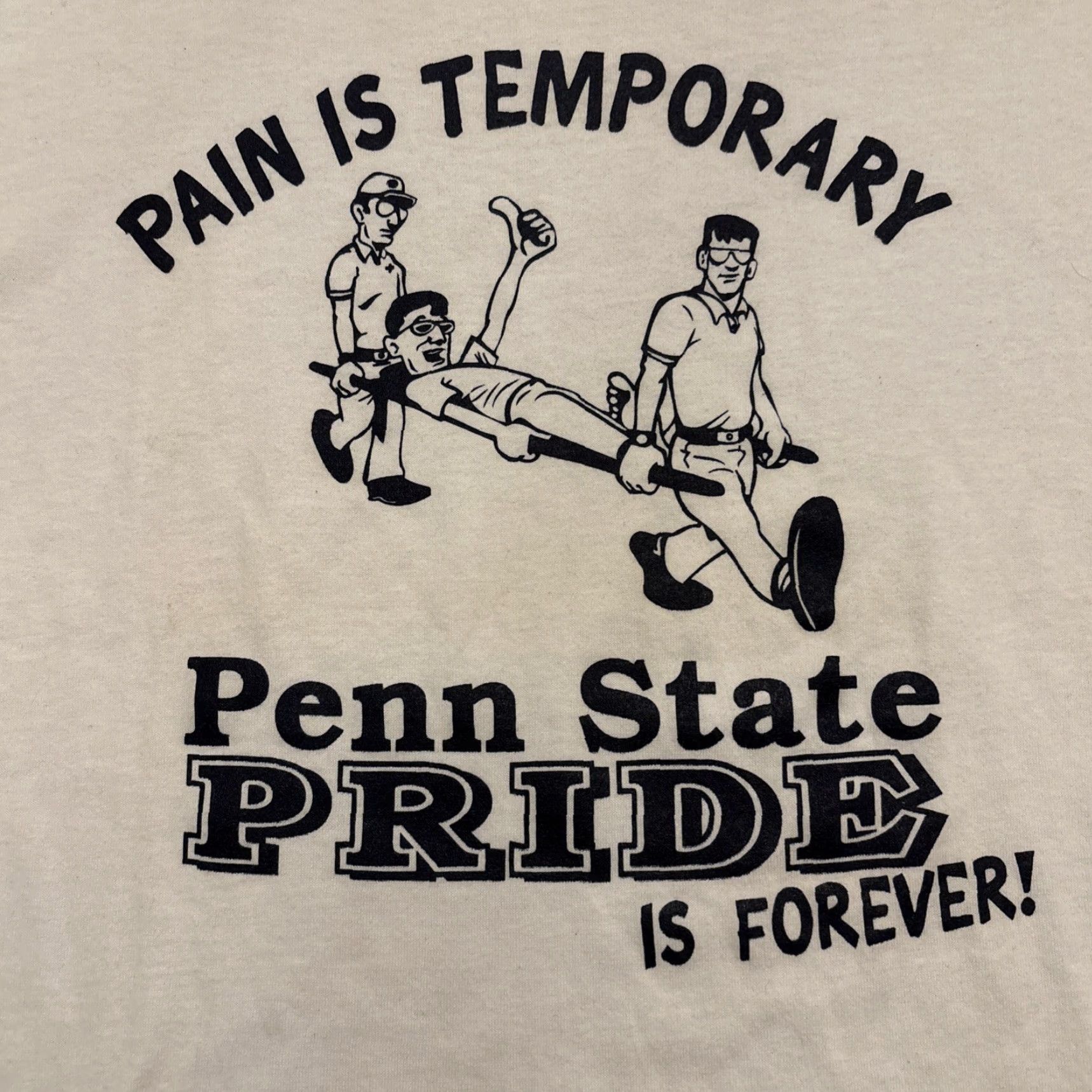 Jerzees VINTAGE Joe Paterno 2006 Broken Leg Football T Shirt Size S White Mens Sports PSU Nittany Lions Jersey Tee Size US S / EU 44-46 / 1 - 2 Thumbnail