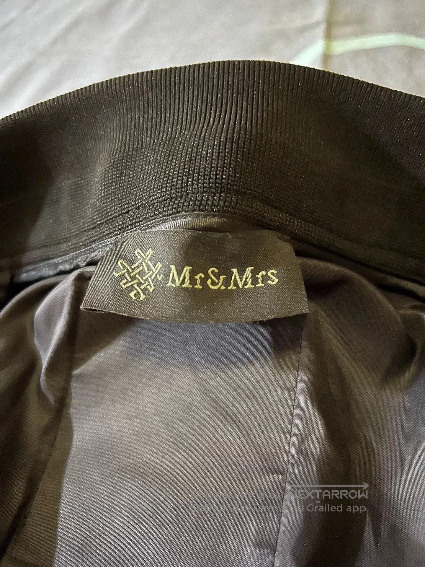 MR & MRS ITALY mr&mrs bomber aviation jacket in deep green. Size US L / EU 52-54 / 3 - 6 Thumbnail