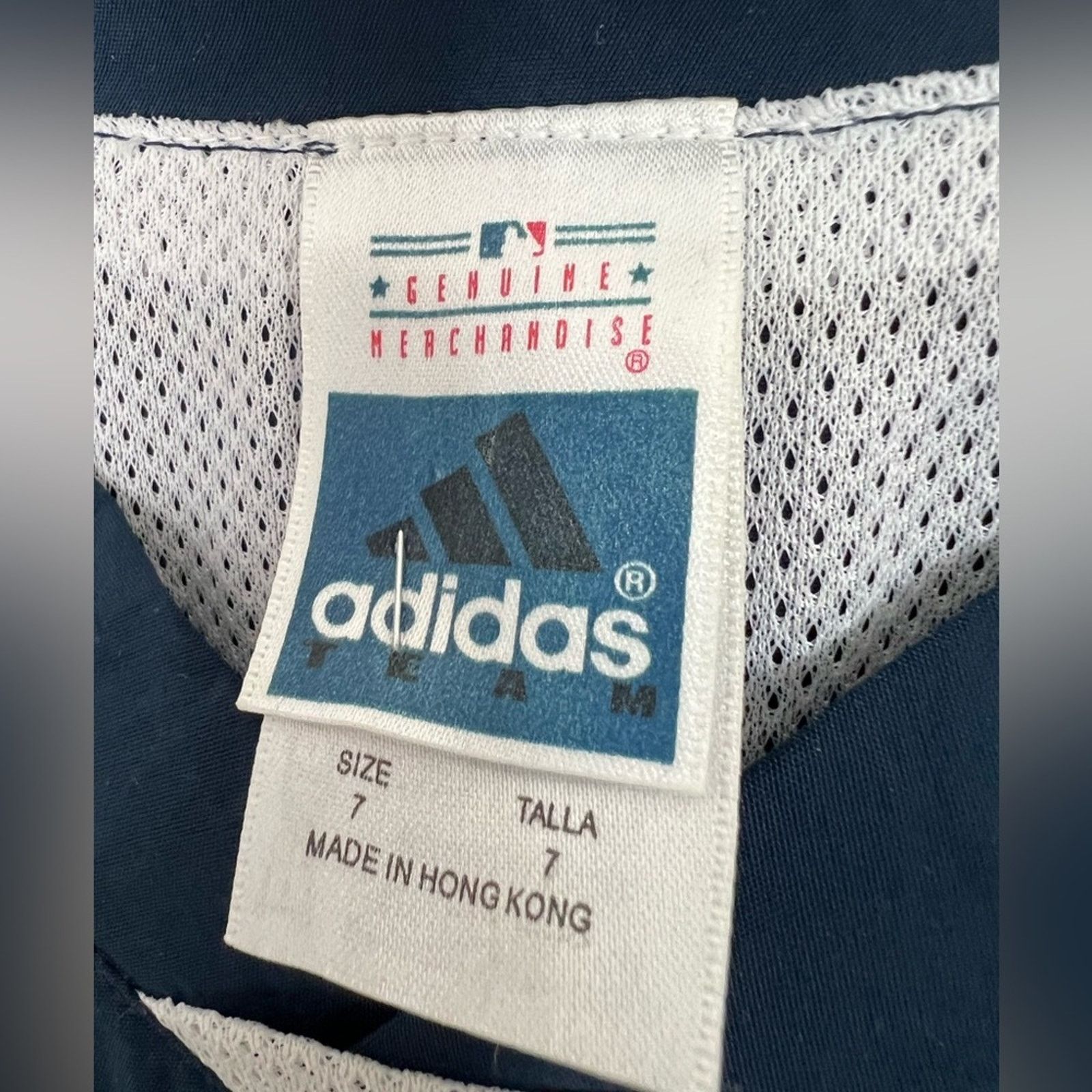 Adidas Vintage Youth Yankess Embroidered Adidas Nylon Judge 7 RARE Size XS / US 0-2 / IT 36-38 - 4 Thumbnail