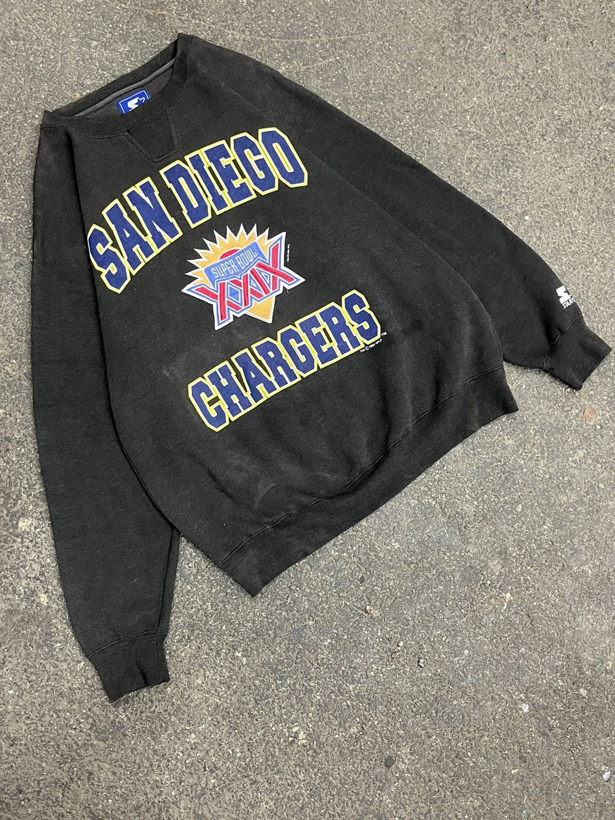 San 2024 Diego Chargers Starter Crewneck