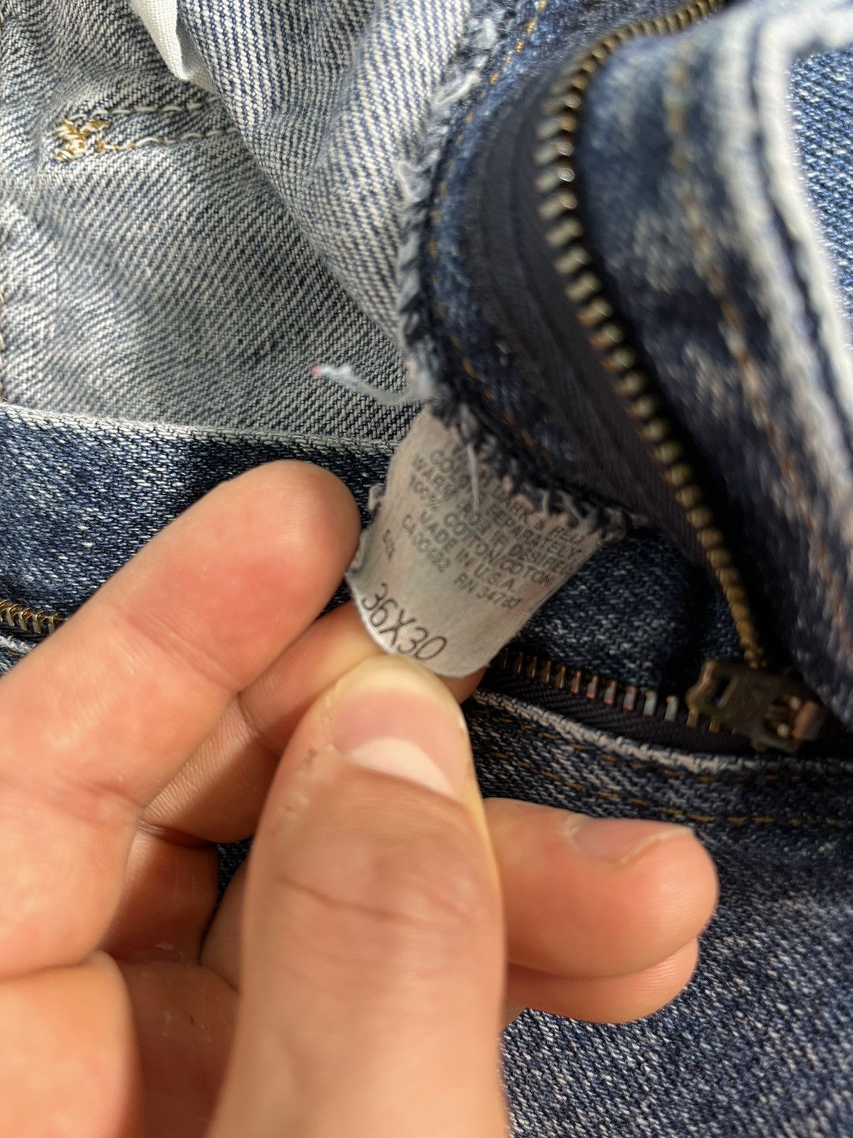 Lee Lee Vintage Baggy Washed Denim Size US 30 / EU 46 - 3 Thumbnail