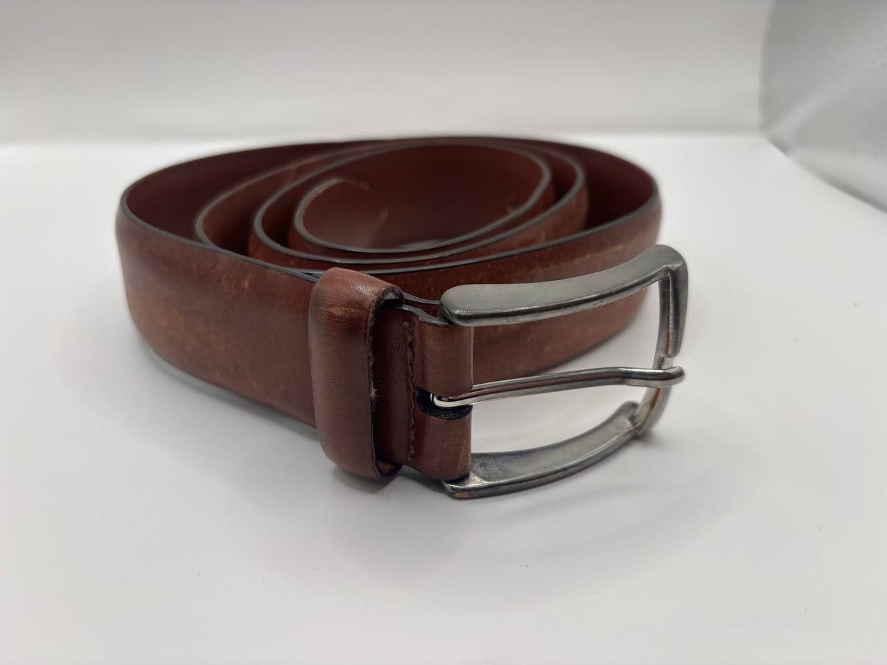 Andersons Anderson’s Parma Italy Brown Leather Belt – Size 40/100 Size 40 - 1 Thumbnail