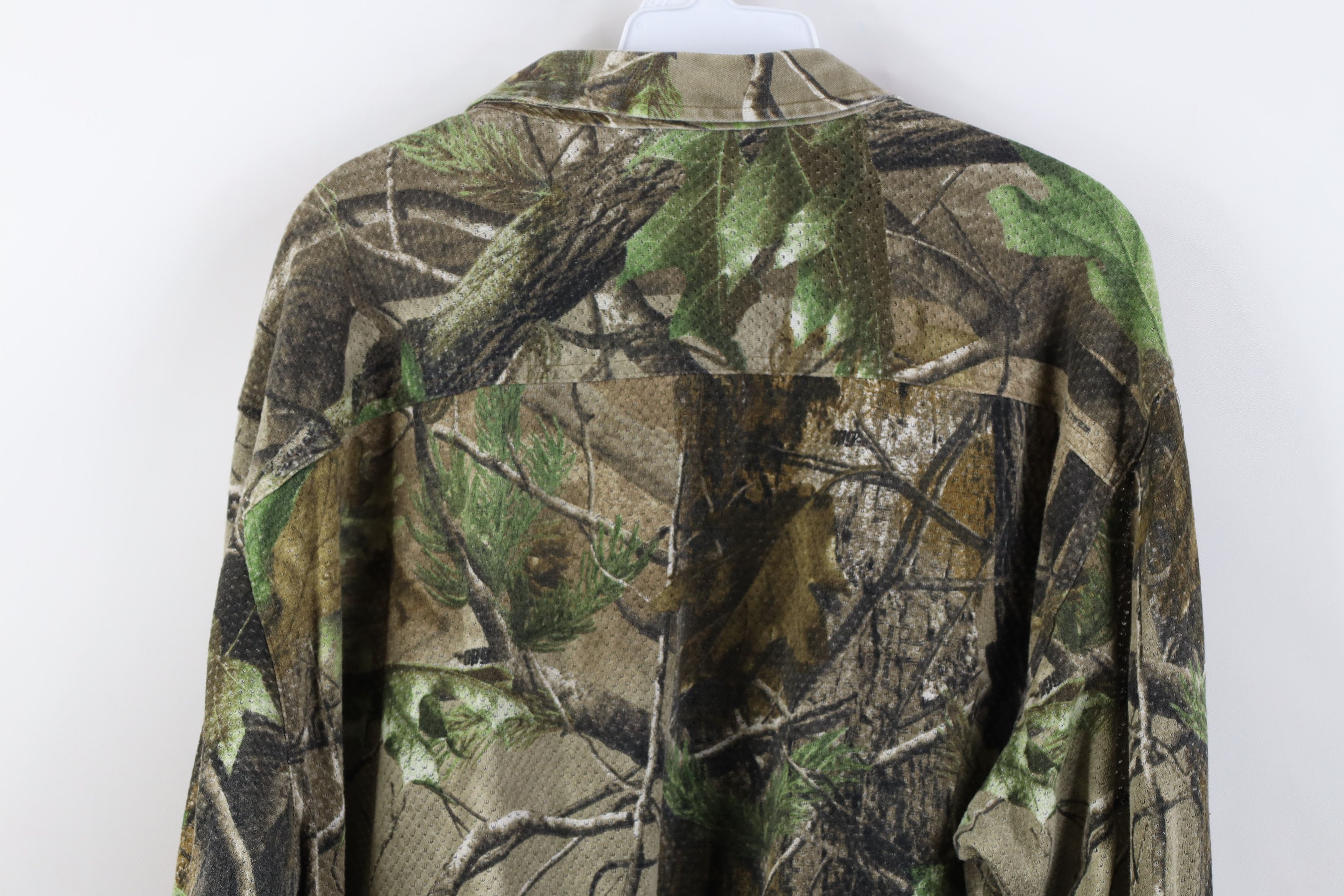 Cabelas Vintage 90s Y2K Cabelas Mesh Camouflage Hunting Button Shirt Size US XL / EU 56 / 4 - 11 Thumbnail