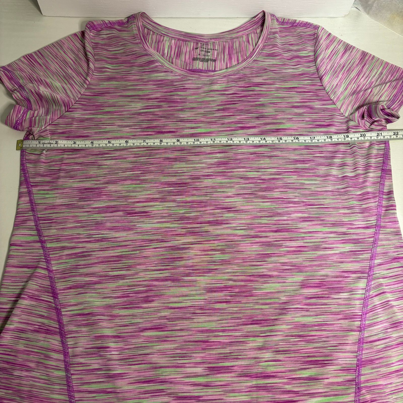 Tek Gear Tek Gear DryTek Space Dye Purple Pink Athletic Tee XL Size XL / US 12-14 / IT 48-50 - 3 Thumbnail