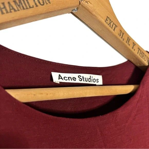Acne Studios Acne Studios | Red Long Sleeve Dress Size M / US 6-8 / IT 42-44 - 5 Thumbnail