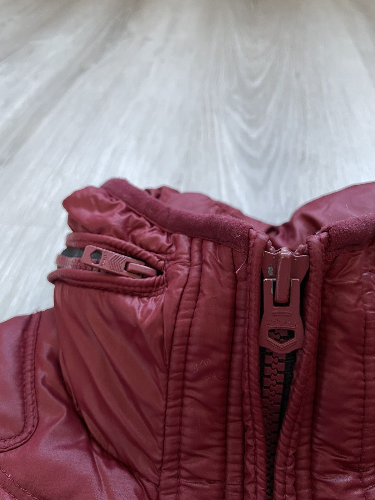 Diesel × Japanese Brand × Vintage Diesel Dupont Teflon Duck Down Puffer Filled Quilted Size M / US 6-8 / IT 42-44 - 5 Thumbnail