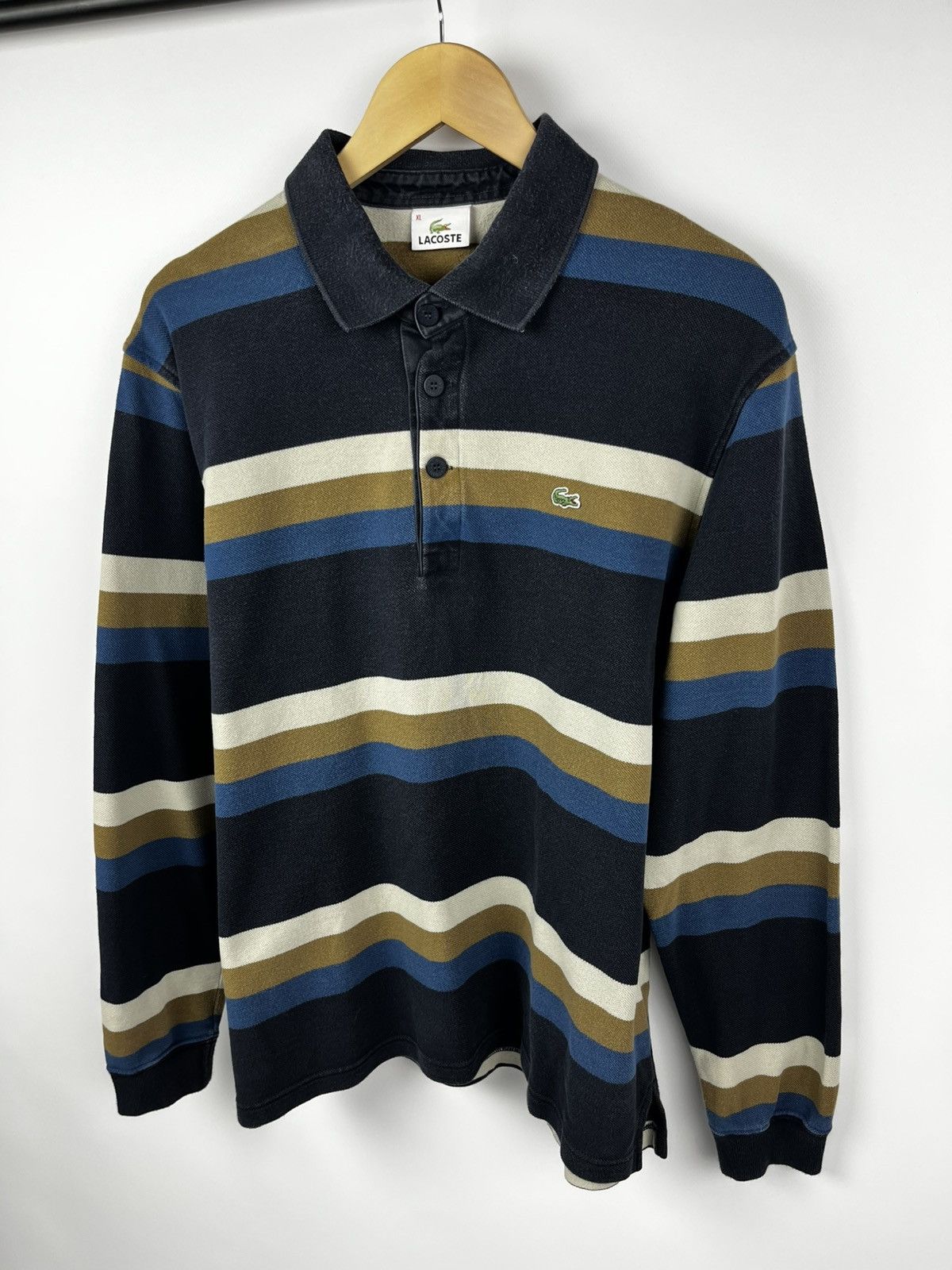 Lacoste Lacoste rugby shirt vintage size xl Size US XL / EU 56 / 4 - 1 Thumbnail