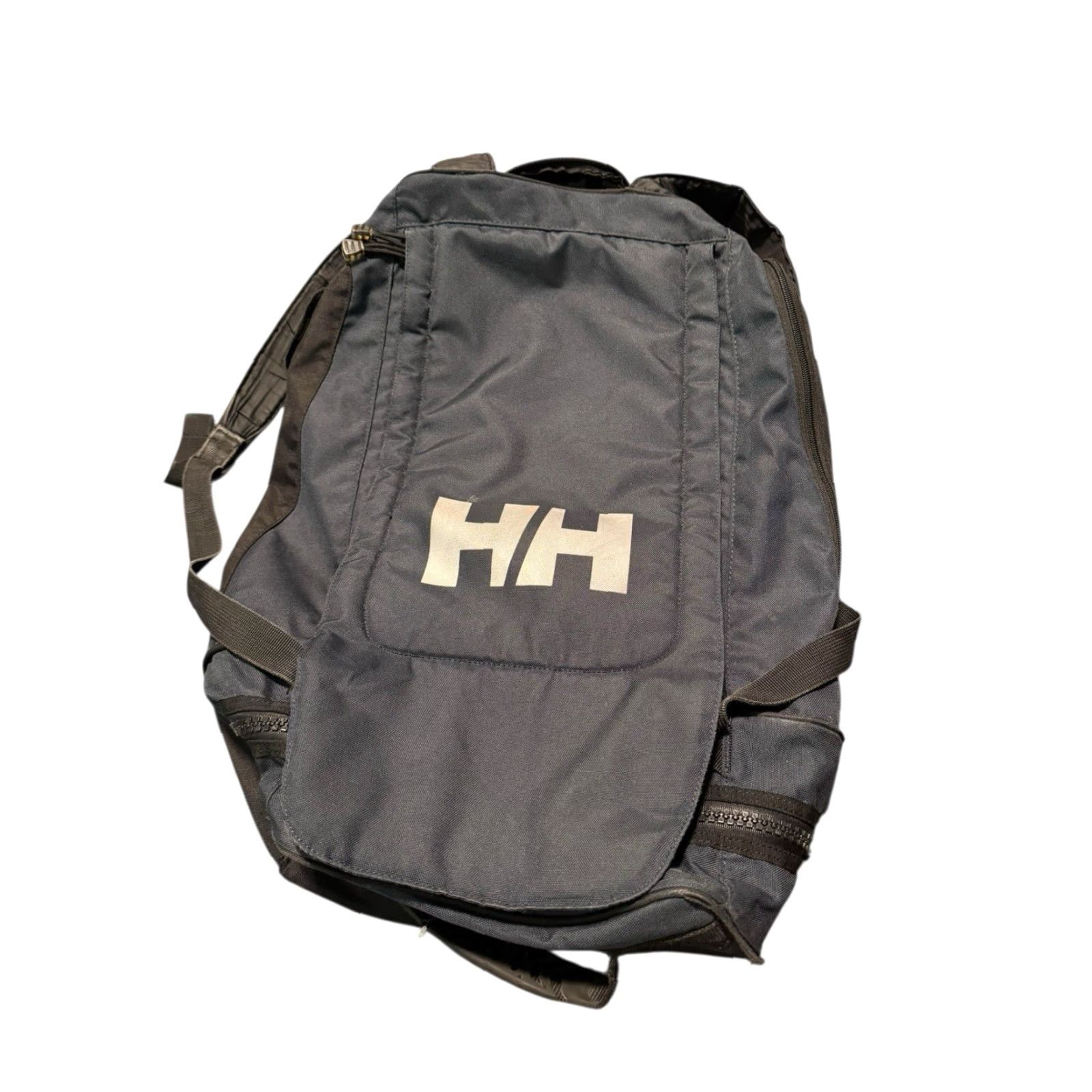Helly Hansen VINTAGE Helly Hansen Duffel Bag 2 30L Convertible Backpack Navy Blue/BLK Travel Gym Used Size ONE SIZE - 3 Thumbnail