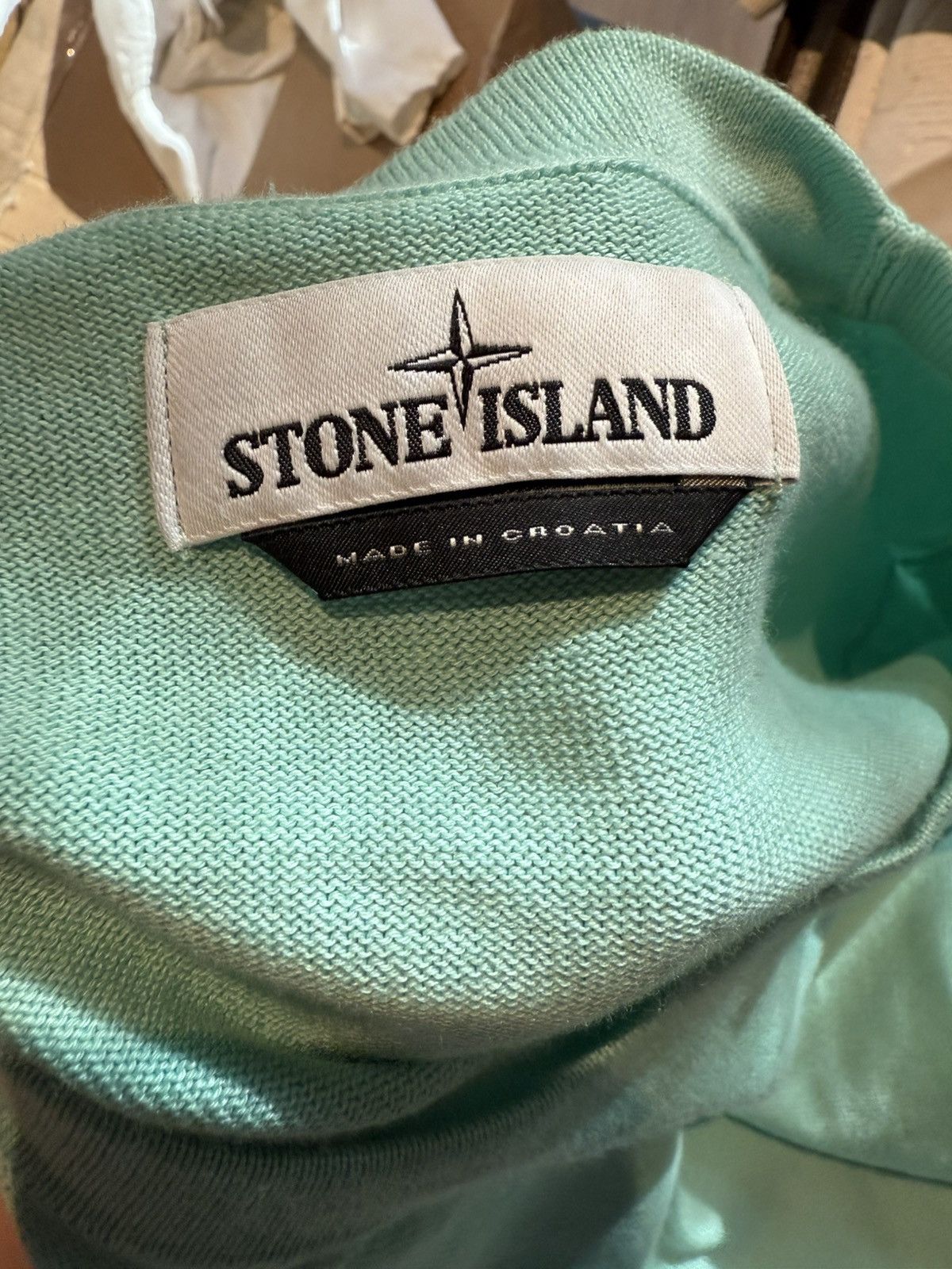 Stone Island Teal light pull over Size US XL / EU 56 / 4 - 2 Thumbnail