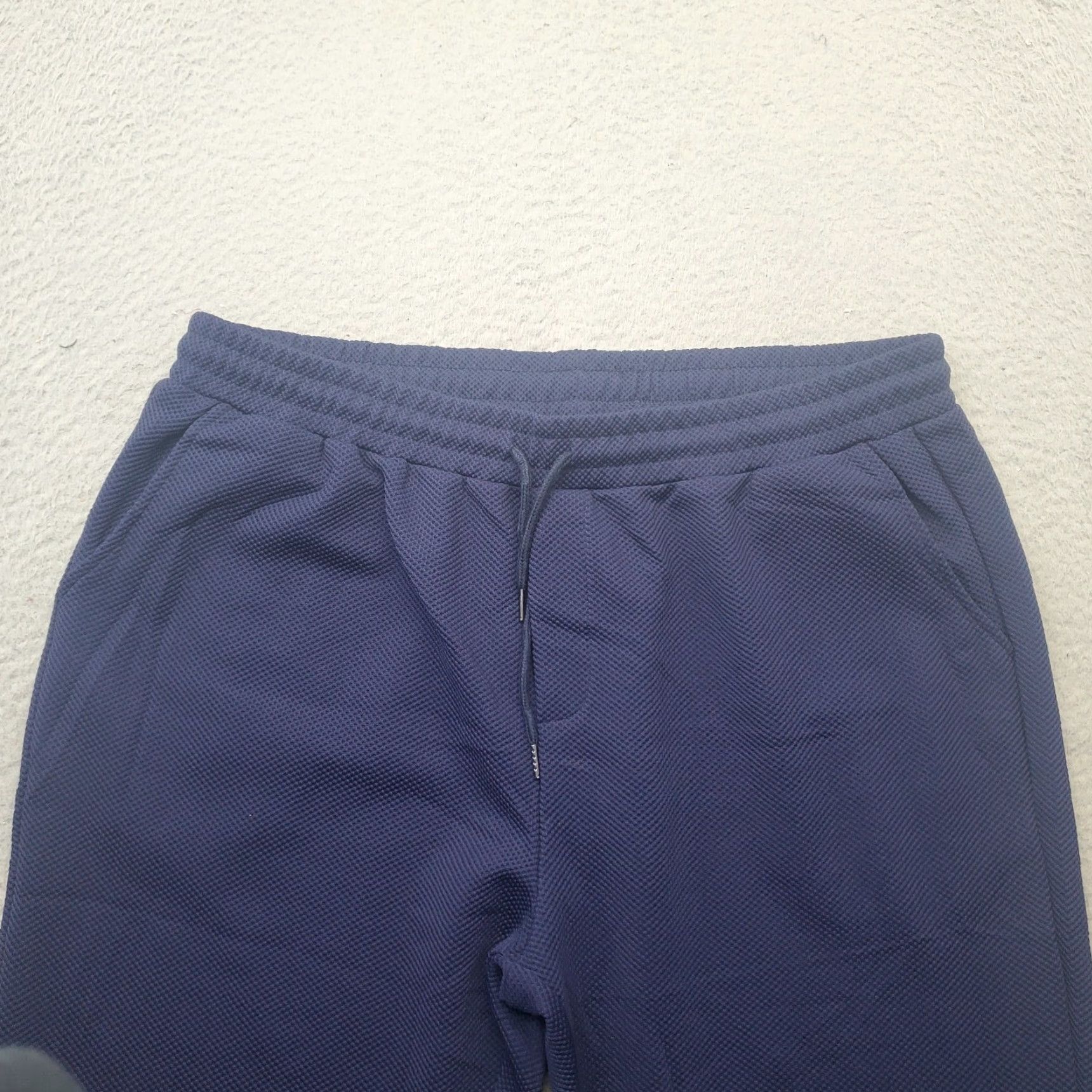 Vintage Coofandy Activewear Pants Men 2XL Blue Pockets Drawstring Elastic Waist Straight Size US 39 - 6 Thumbnail