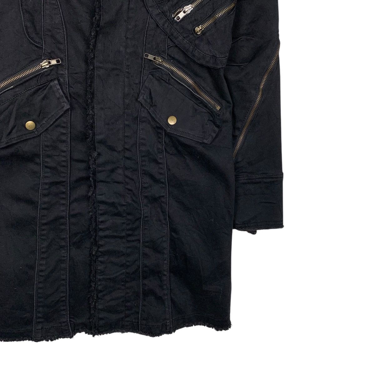 Japanese Brand Japanese Brand Bamboo Multizipper Parachute Long Jacket Size S / US 4 / IT 40 - 4 Thumbnail