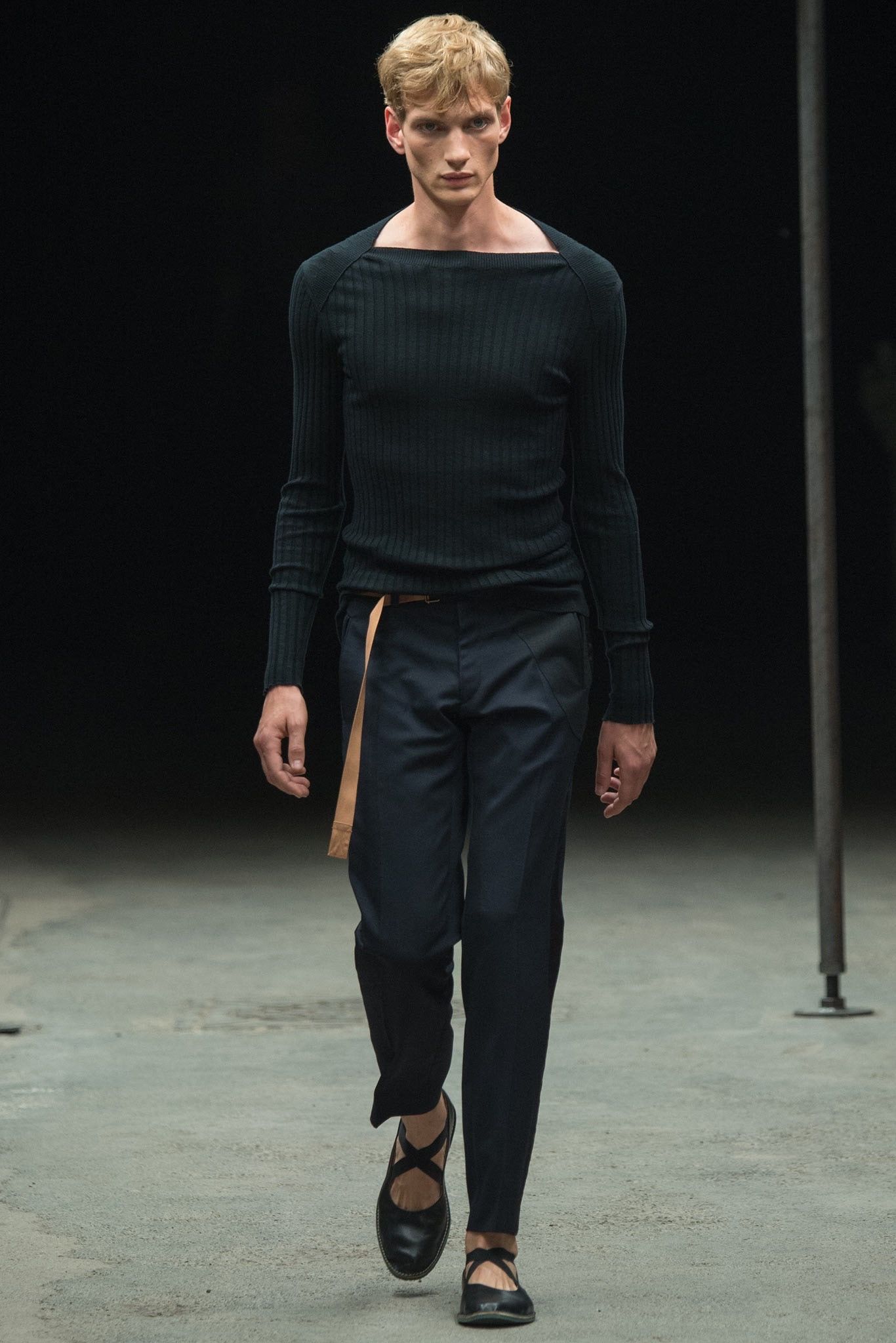 Dries Van Noten SS15 Belted Trousers Size US 30 / EU 46 - 2 Thumbnail