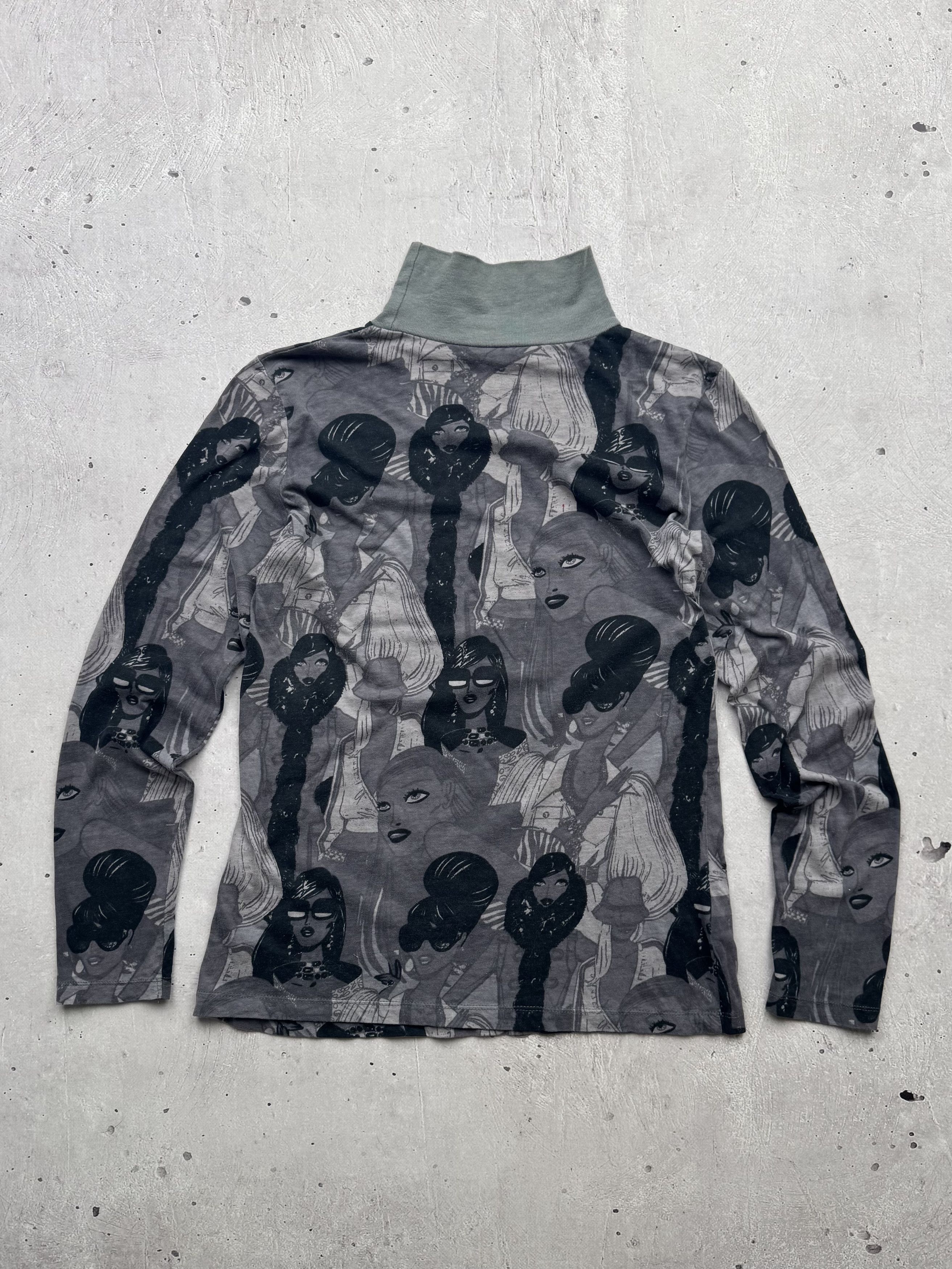 Japanese Brand Vintage Girl Printed Long Sleeve Size M / US 6-8 / IT 42-44 - 6 Thumbnail