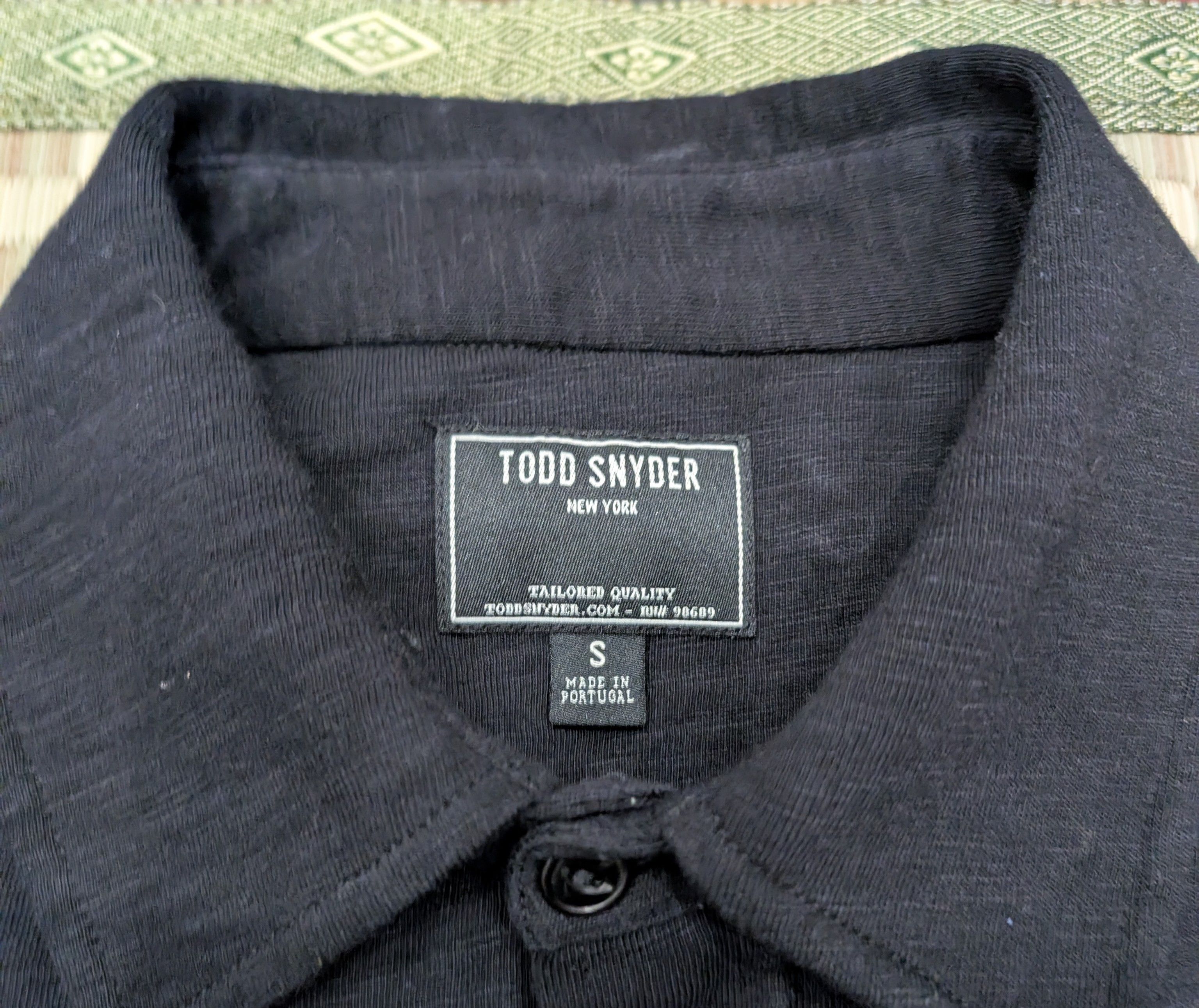 Todd Snyder Todd Snyder Slub Cotton Button Up Shirt Made in Portugal Size US S / EU 44-46 / 1 - 3 Thumbnail