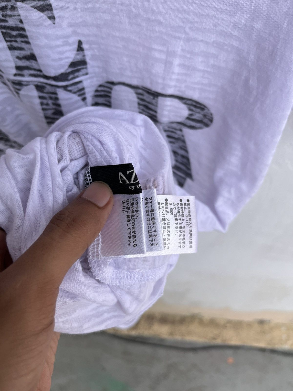 20471120 × Hysteric Glamour × Japanese Brand AZUL POEM THE FACTORY MESH TOP TEE Size US S / EU 44-46 / 1 - 5 Thumbnail