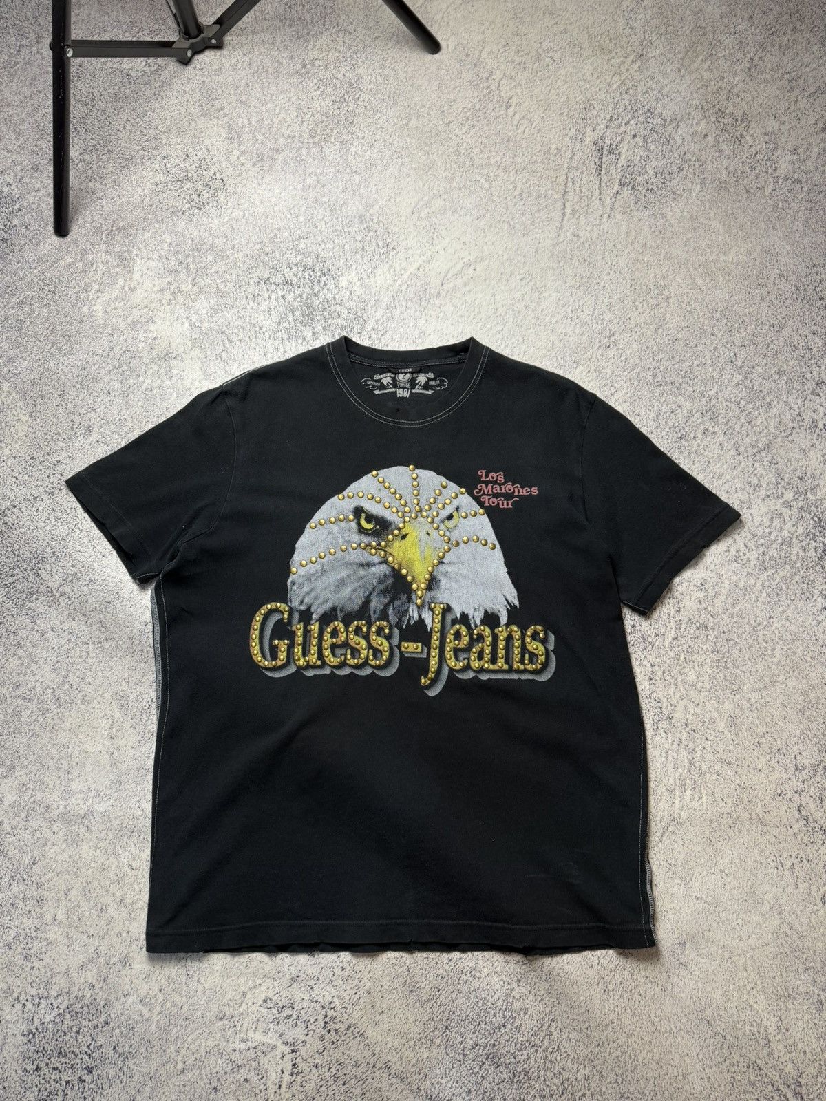 Guess Vintage Guess Jeans Los Marones Tour T-shirts Y2K Size US XL / EU 56 / 4 - 1 Thumbnail