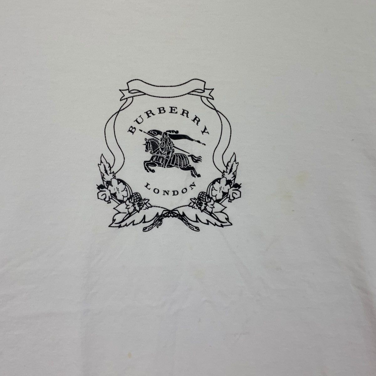 Burberry BURBERRY LONDON PRORSUM Crest Logo Brit Tee Shirt Top Size XL / US 12-14 / IT 48-50 - 4 Thumbnail