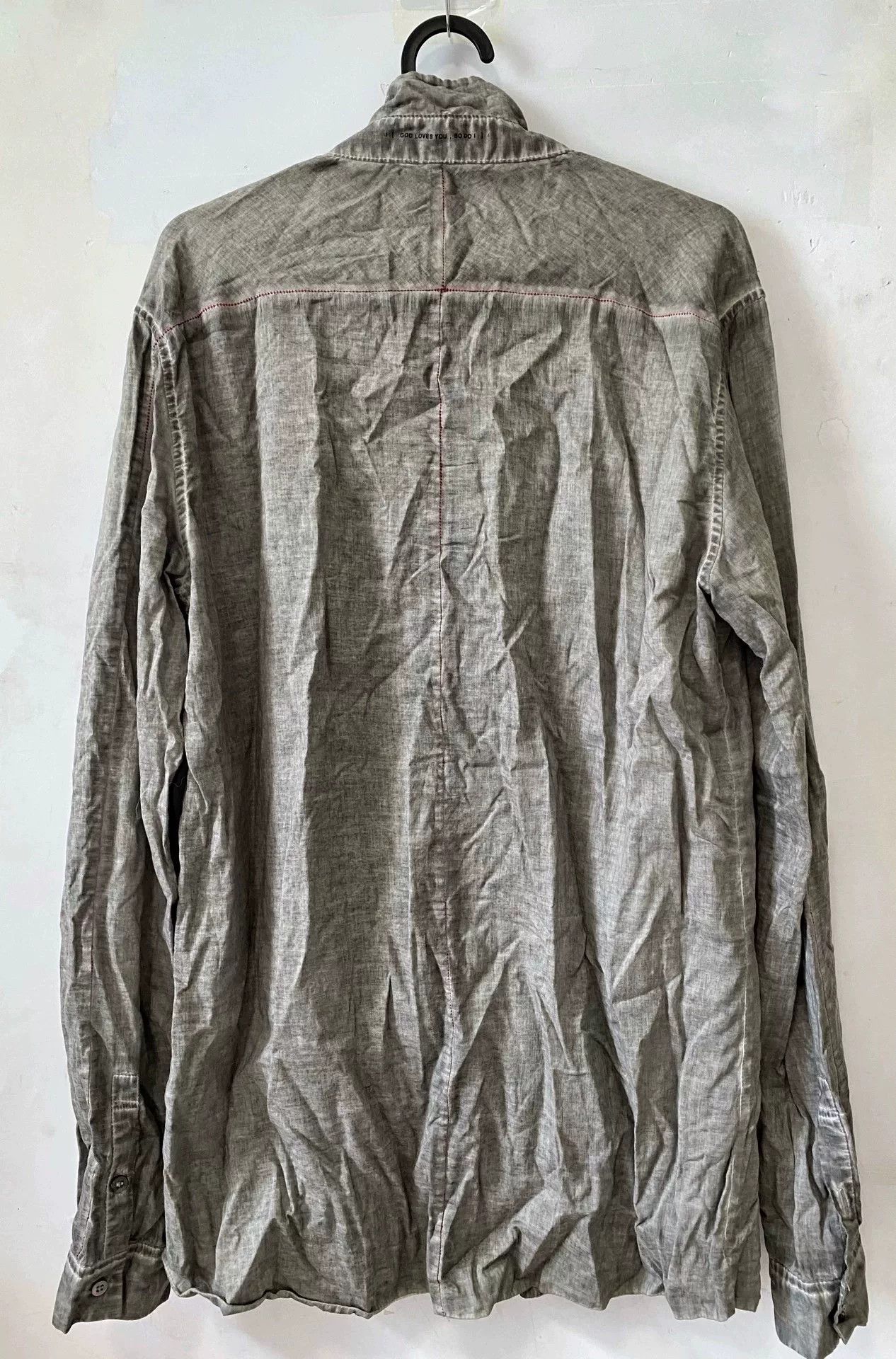 Julius Dark Avant-Garde Deconstructed Long-Sleeve Shirt Size US M / EU 48-50 / 2 - 2 Thumbnail