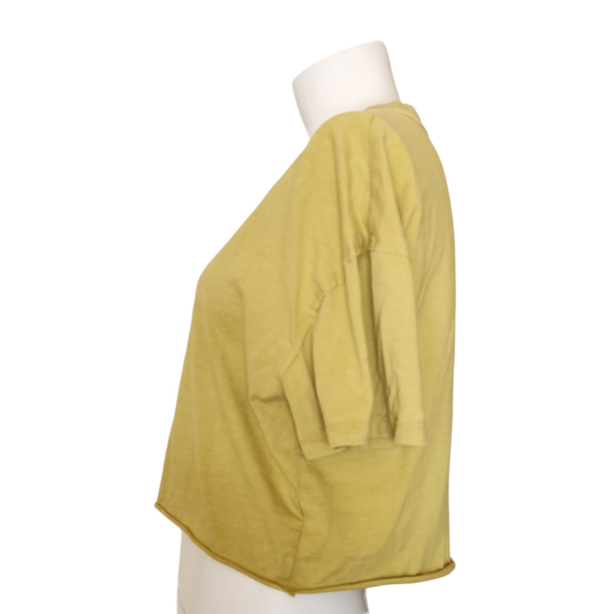 Modernica Wild fable Women top t-shirt electric neon green sporty tee Size S / US 4 / IT 40 - 3 Thumbnail