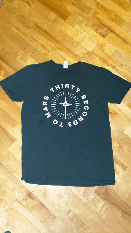 Band Tees × Vintage 30 Seconds To Mars Band Shirt Rare Drawing Tee Jared Size US L / EU 52-54 / 3 - 3 Thumbnail