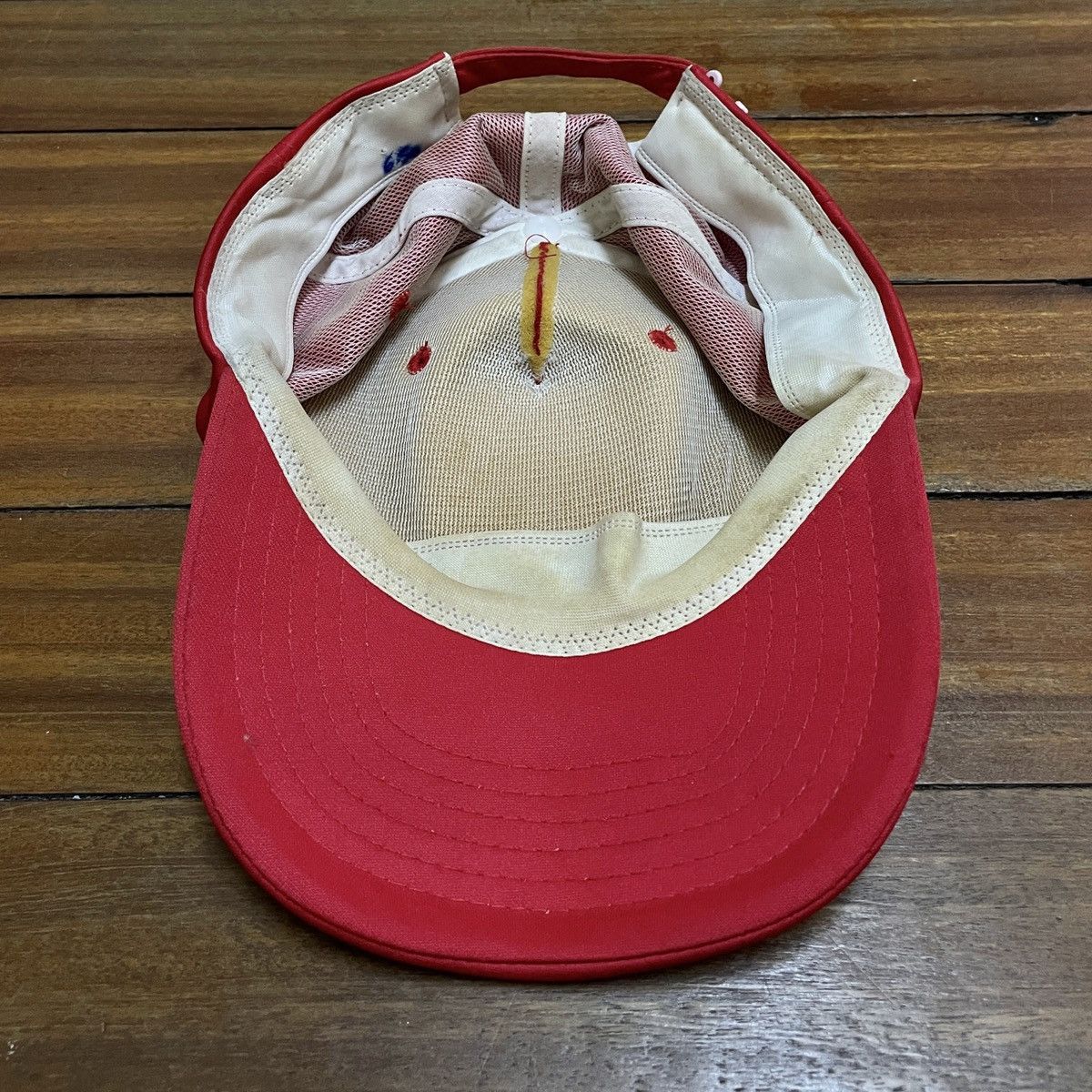 Ferrari × Vintage Very Rare Vintage Brand Ferrari Big Logo Spell Out Cap 1980s Size ONE SIZE - 4 Thumbnail