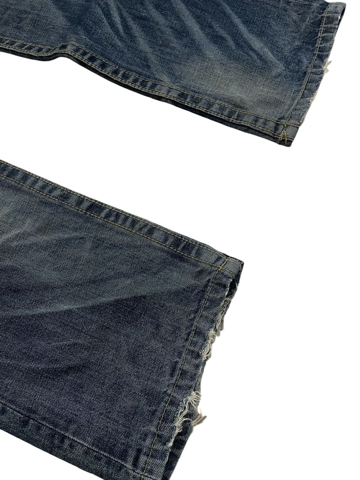 If Six Was Nine Lolita Muddy Whisker Distressed Denim Pants Size US 30 / EU 46 - 9 Thumbnail