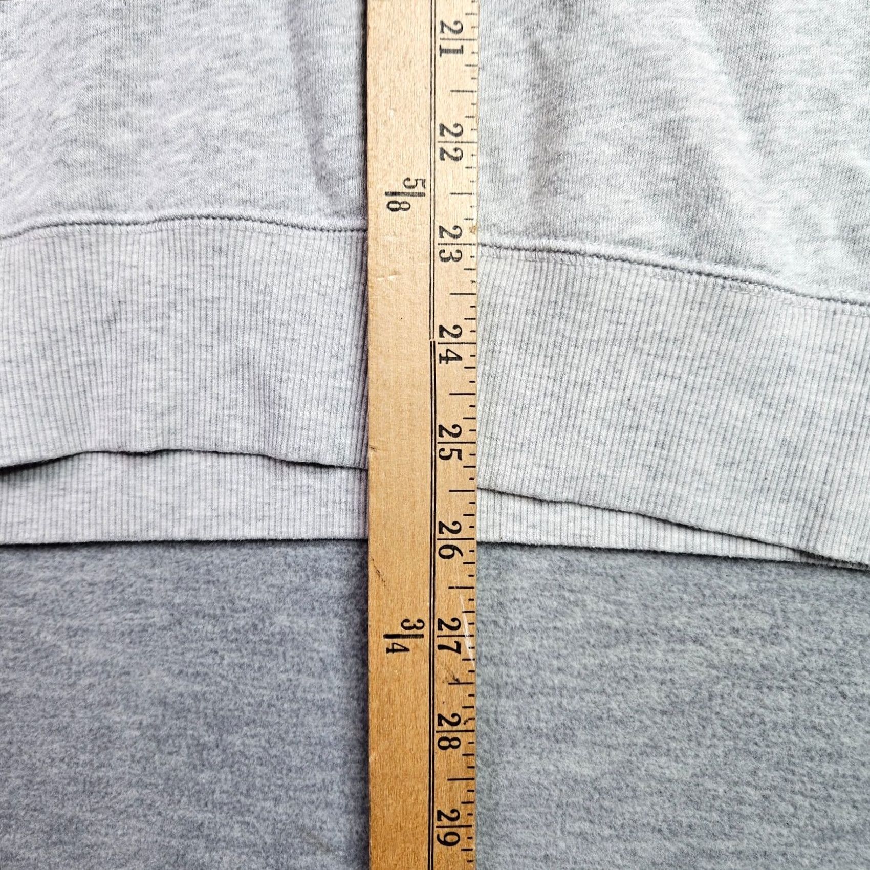 Faherty Faherty Men Long Sleeve Quarter Zipper Polo Pullover Sweatshirt M Gray Cotton Blend Zip Shirt Mens Size US M / EU 48-50 / 2 - 6 Thumbnail