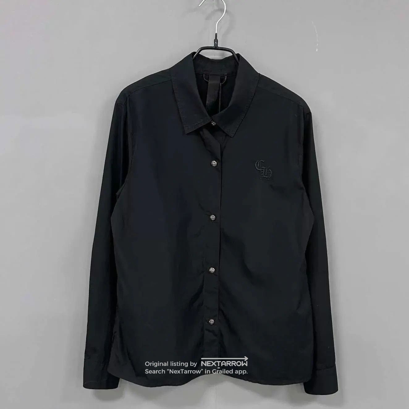 Chrome Hearts Chrome Hearts Fleur Button Shirt | Grailed