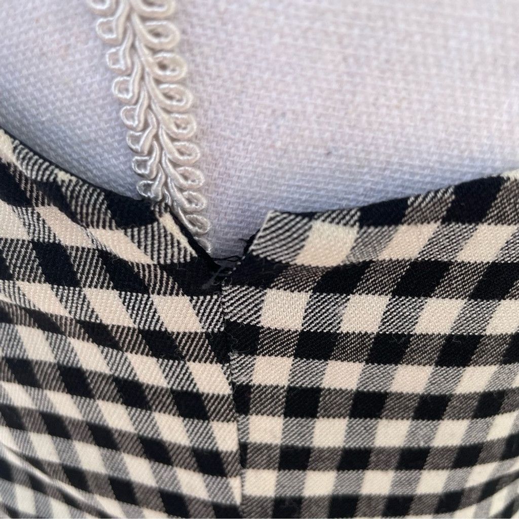 Nicole Miller Nicole Miller Black & White Gingham Print Dress Size 4 Size S / US 4 / IT 40 - 8 Thumbnail