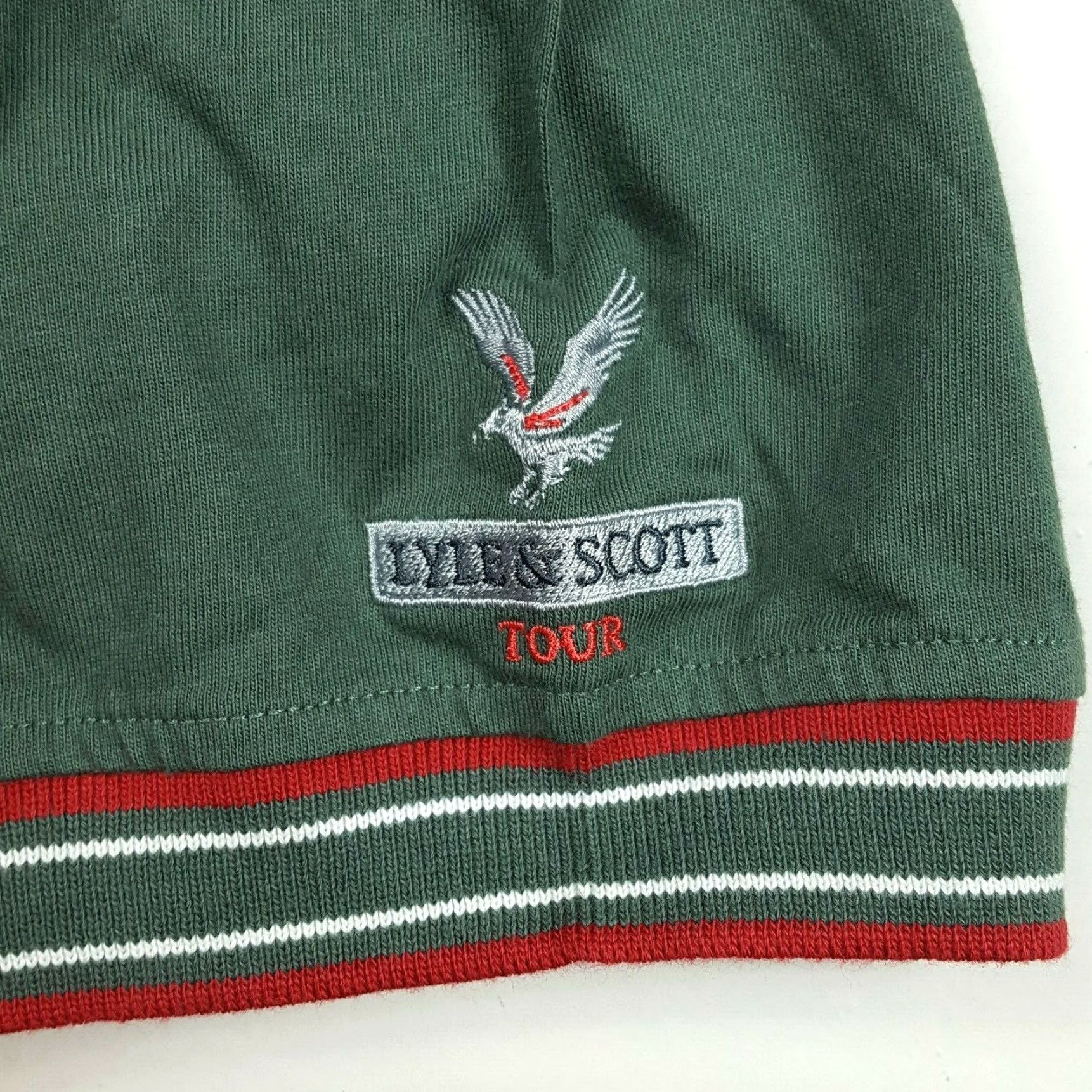 Lyle & Scott Vintage Lyle & Scott Men's Green Polo Shirt Short Sleeve Casual Golf Tennis Retro All Seasons Small Size US S / EU 44-46 / 1 - 4 Thumbnail