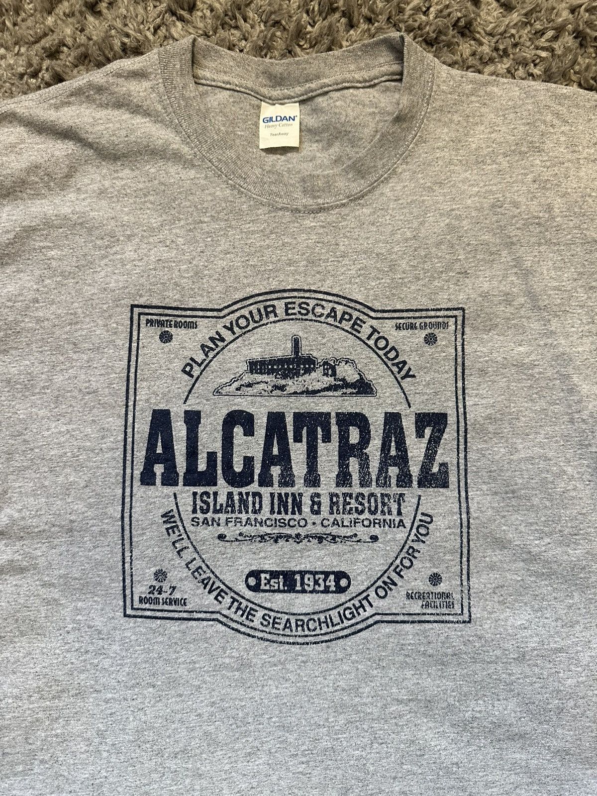 Gildan Alcatraz Graphic tee Size US L / EU 52-54 / 3 - 2 Thumbnail