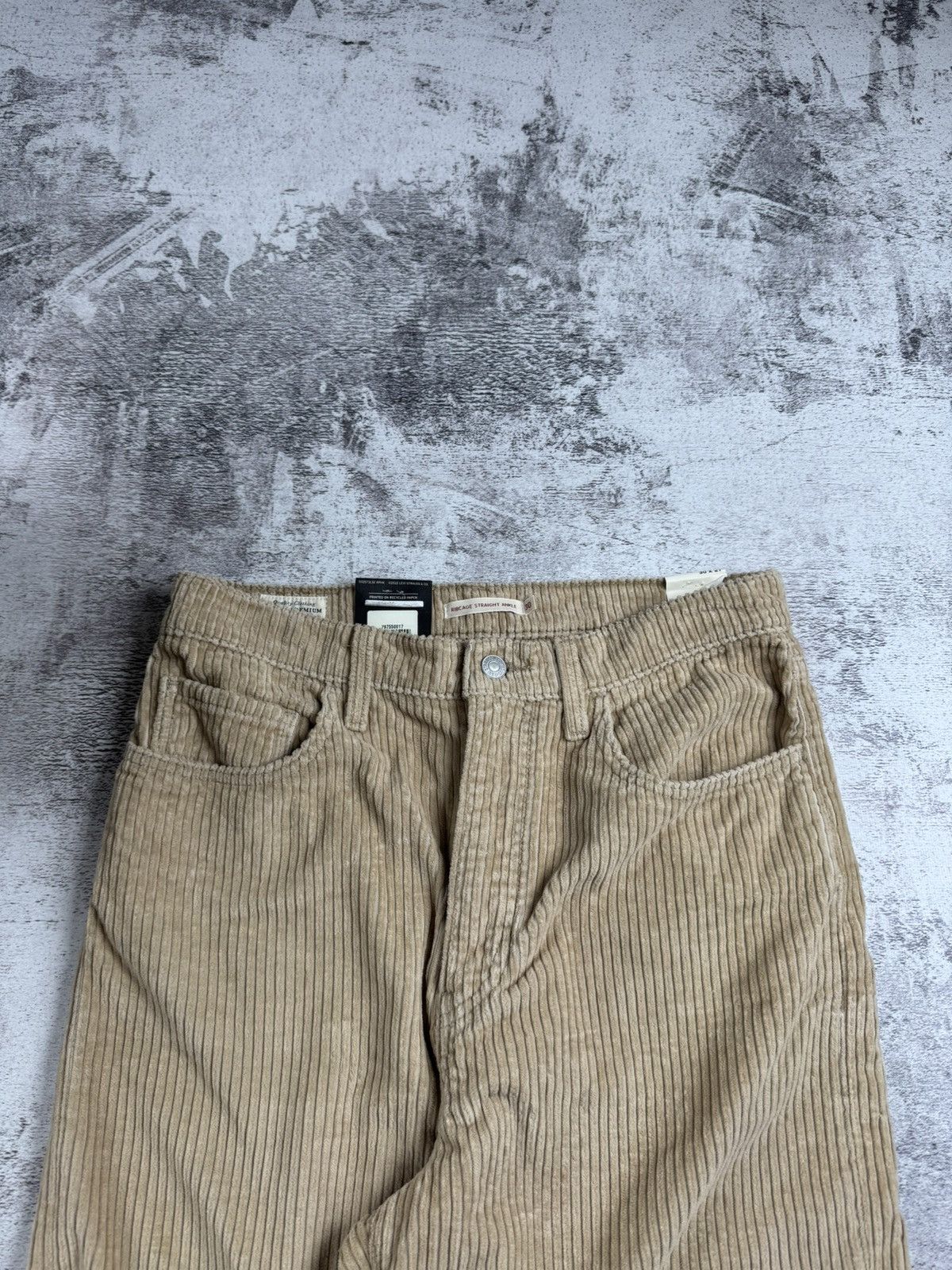 Levi's Levis NEW Ribcage Straight Ankle Velvet Velour Men’s High Rise Pants Trousers Size US 30 / EU 46 - 15 Thumbnail