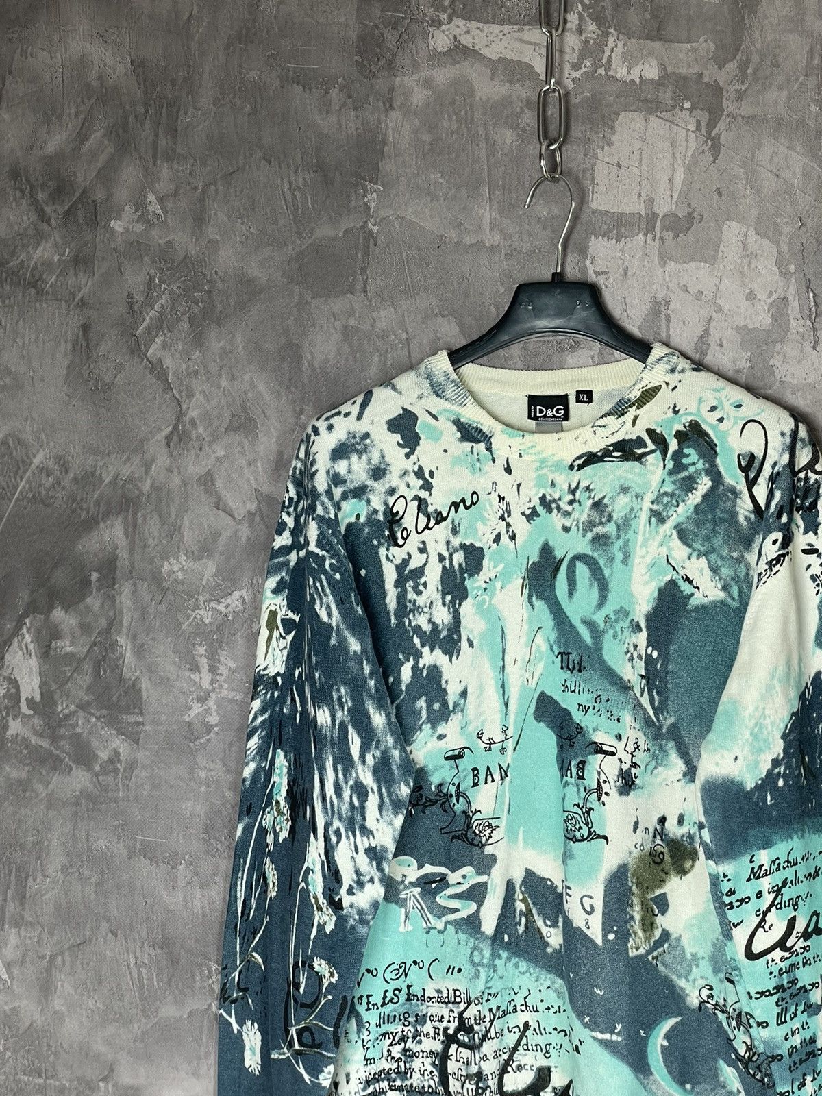 Dolce & Gabbana × Vintage D&G Dolce&Gabbana Y2K Sweater - Multicolour Glamour size XL Size XL / US 12-14 / IT 48-50 - 5 Thumbnail