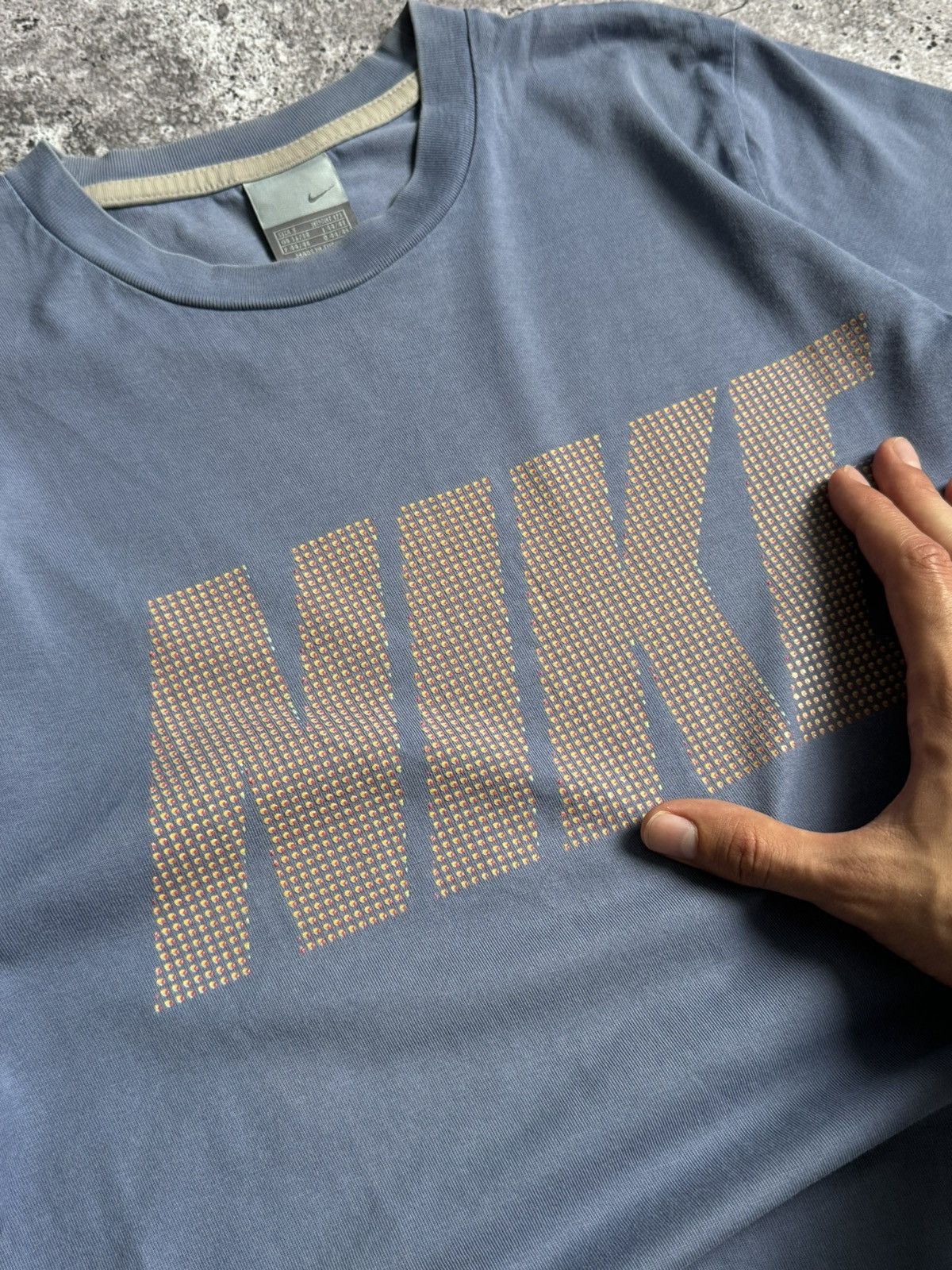 Nike × Vintage Vintage Y2K 3D big logo oversized t-shirt Size US S / EU 44-46 / 1 - 4 Thumbnail