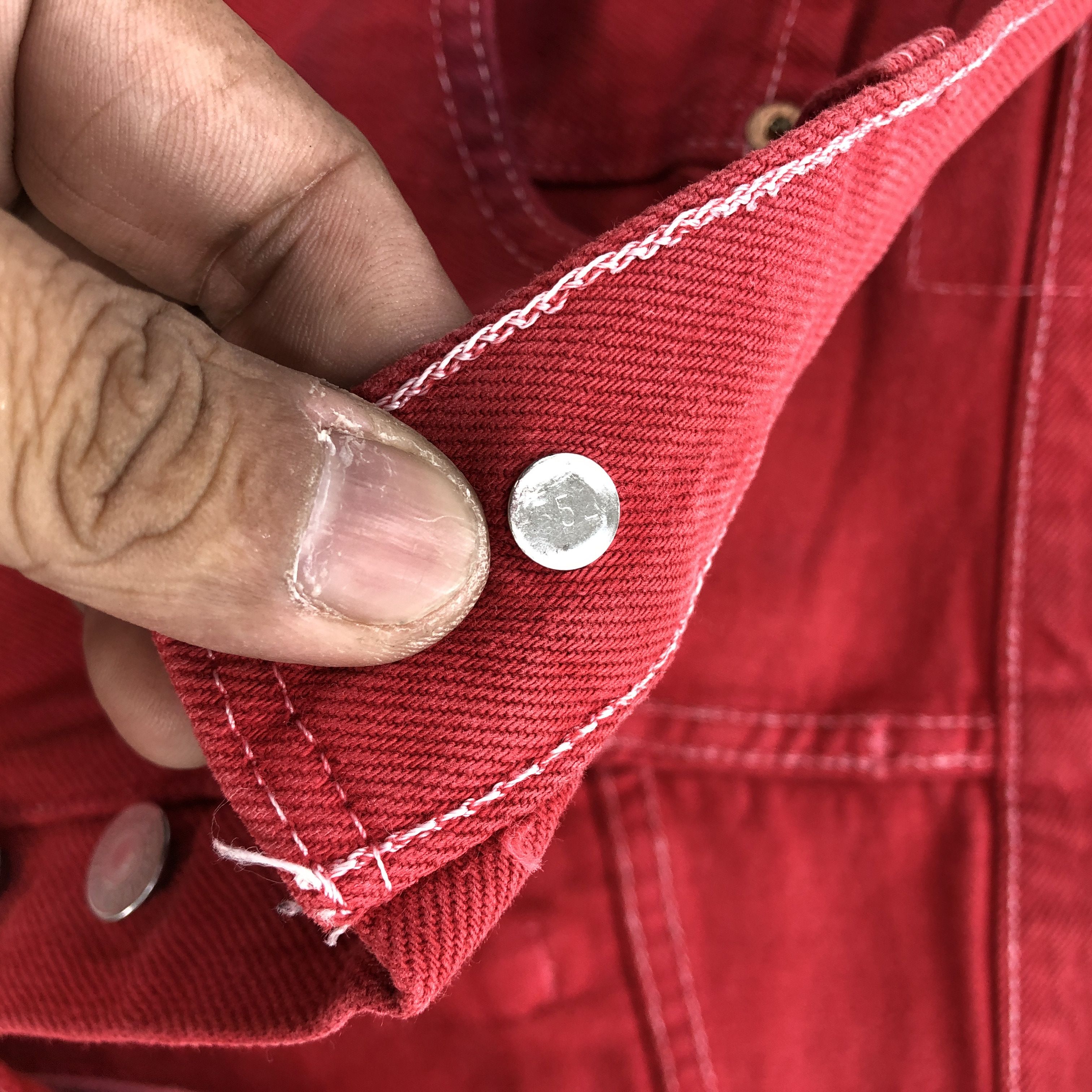 Levi's Vintage Levis 501 Jeans Red Levi's Faded Denim Size 30" / US 8 / IT 44 - 7 Thumbnail