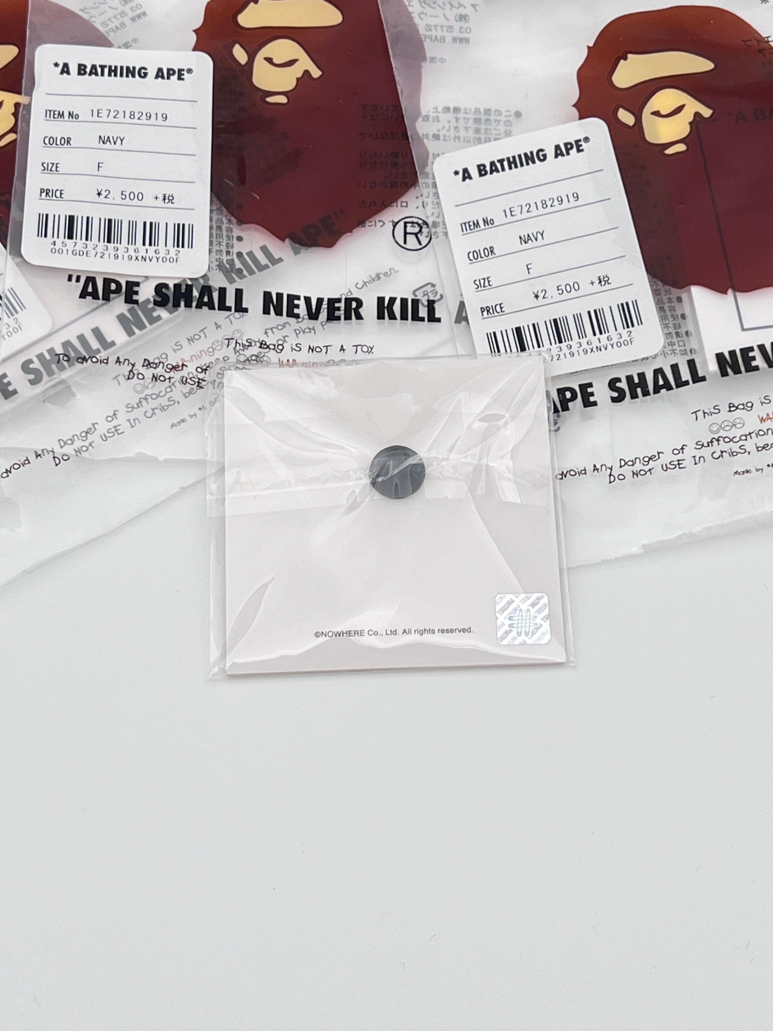 Bape Brand New* BAPE Bape.Com XXV Ape Head Pintrill Pins White Size ONE SIZE - 3 Thumbnail