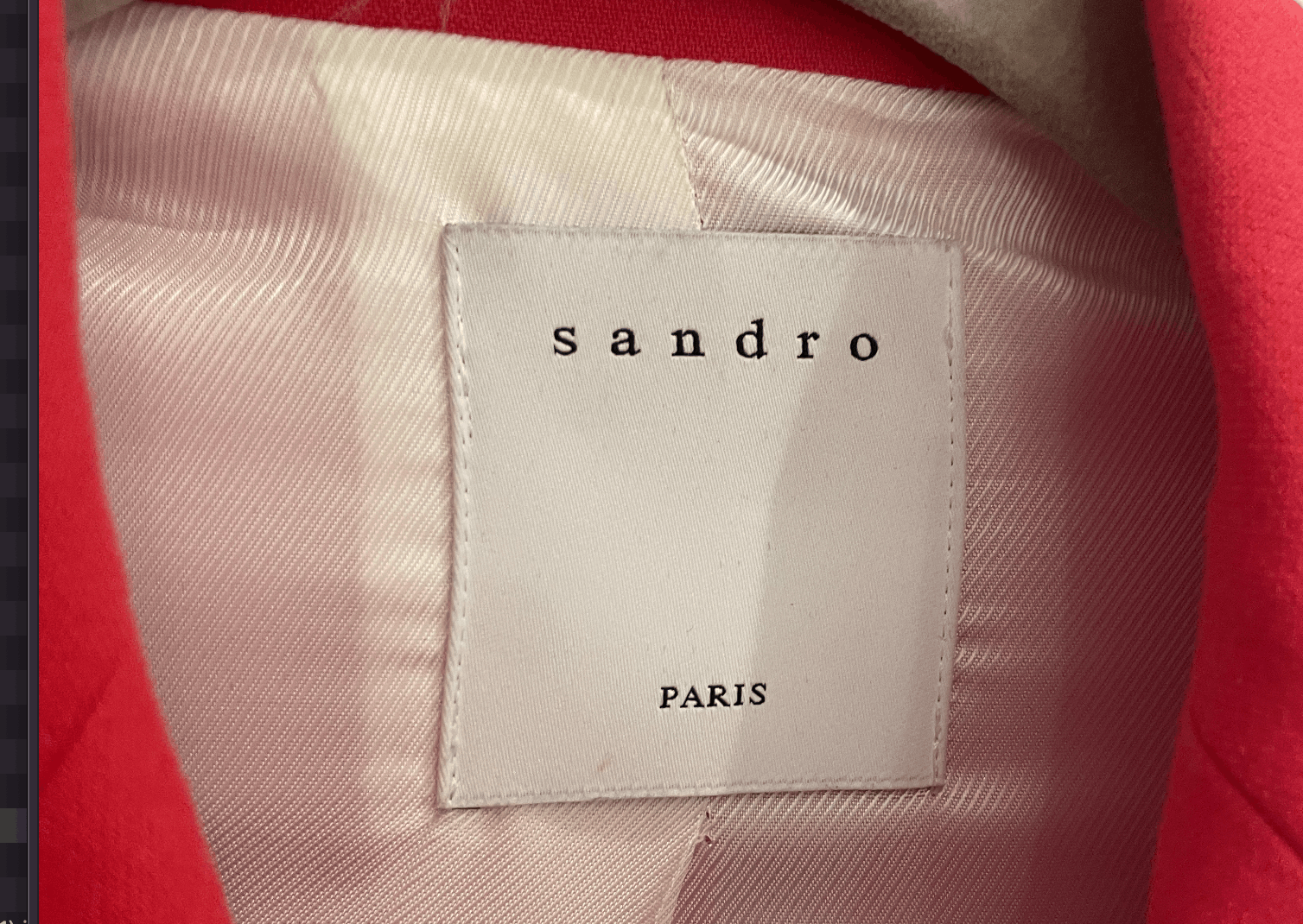 Sandro Sandro Double Breasted blazer in red - Size XS Size XS / US 0-2 / IT 36-38 - 5 Thumbnail