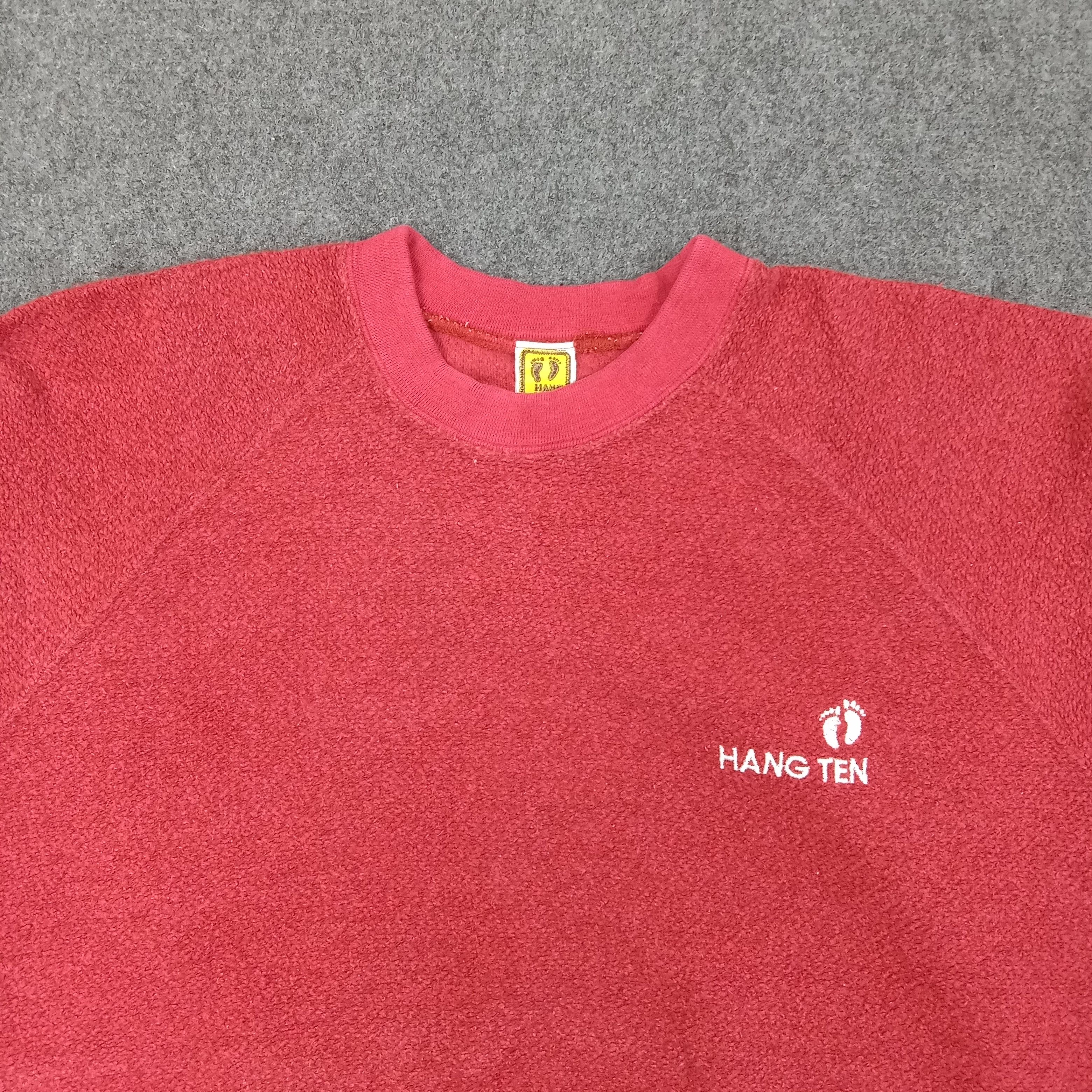 Hang Ten × Vintage HANG TEN Streetwear Skateboard Surfing Sweatshirts Size US M / EU 48-50 / 2 - 2 Thumbnail