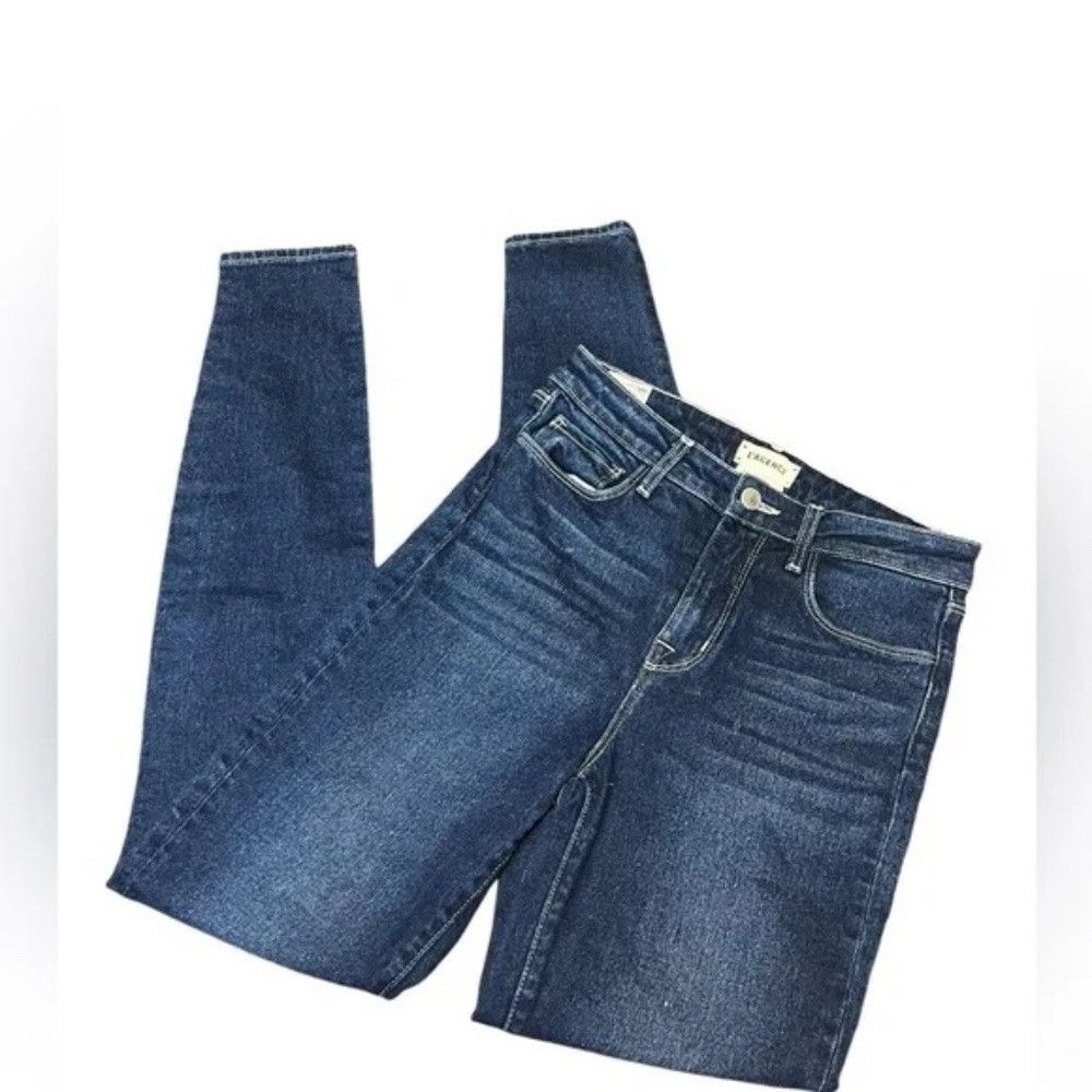 L'Agence Jeans Womens High Rise Dark Wash Denim Skinny sz 2